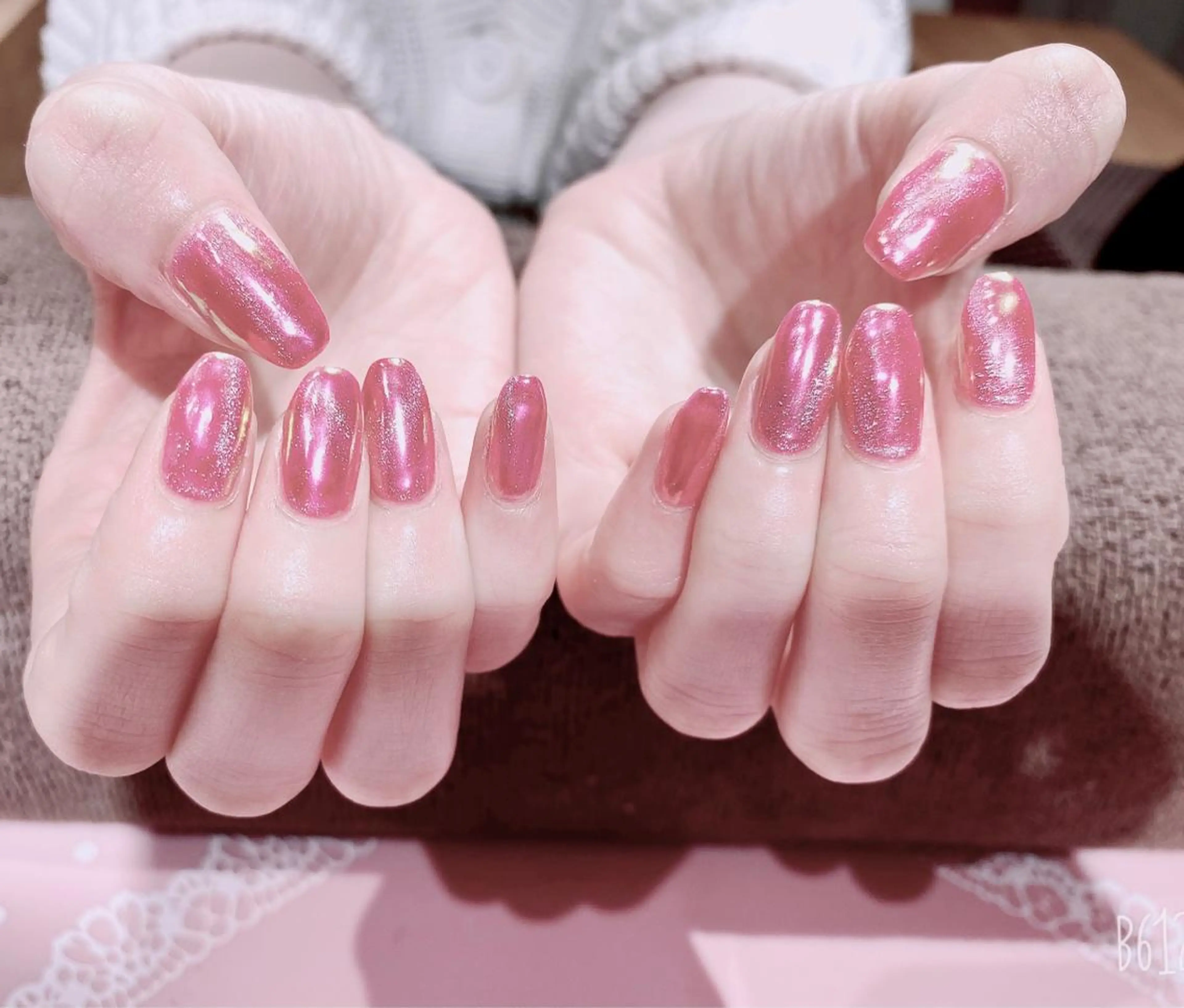 ネイル オーロラネイル マグネットネイル VIST☆ ｍａｍｉのネイルデザイン