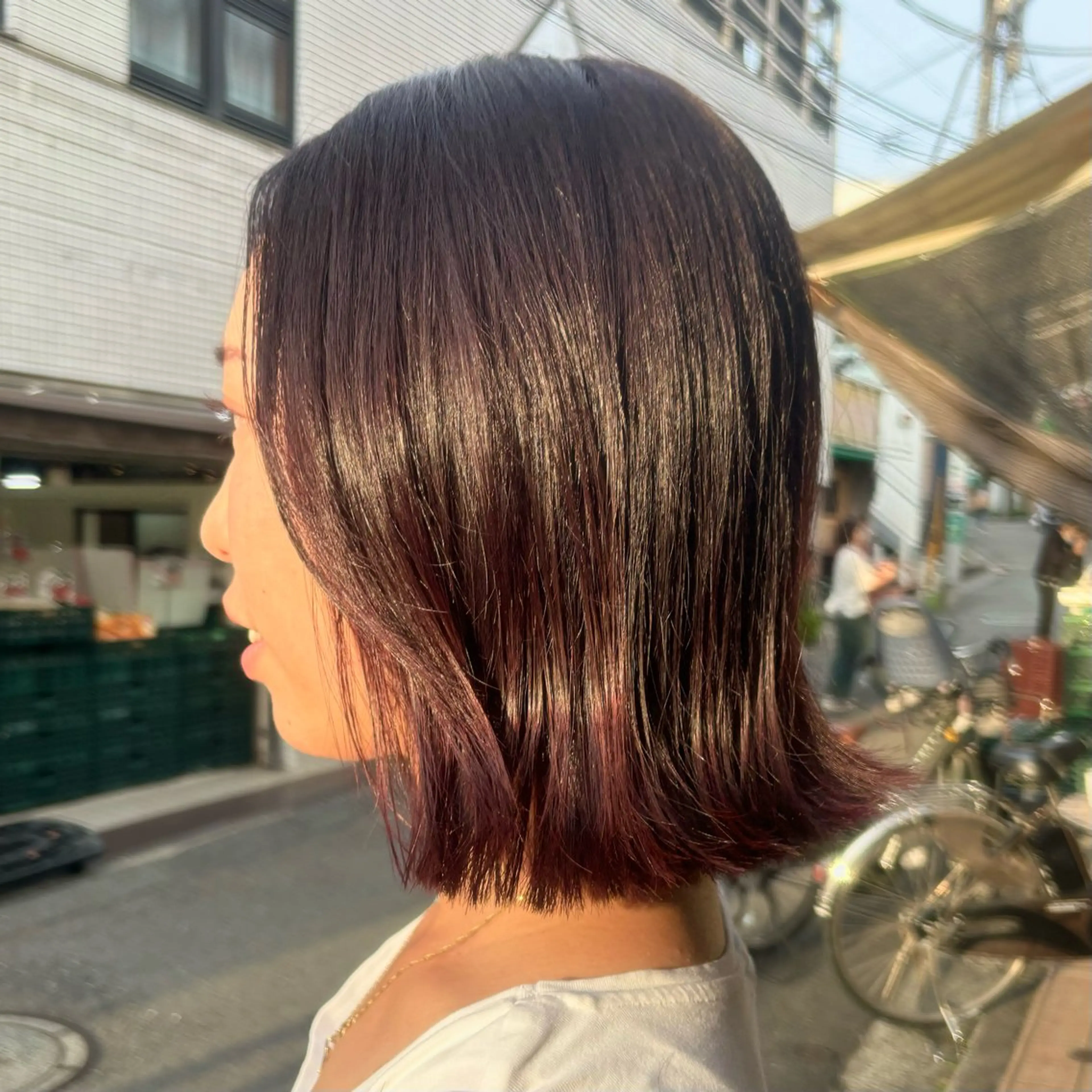 ミディアム ボブ 🍒ばばみさき/ マンツーマン施術🍒のヘアスタイル