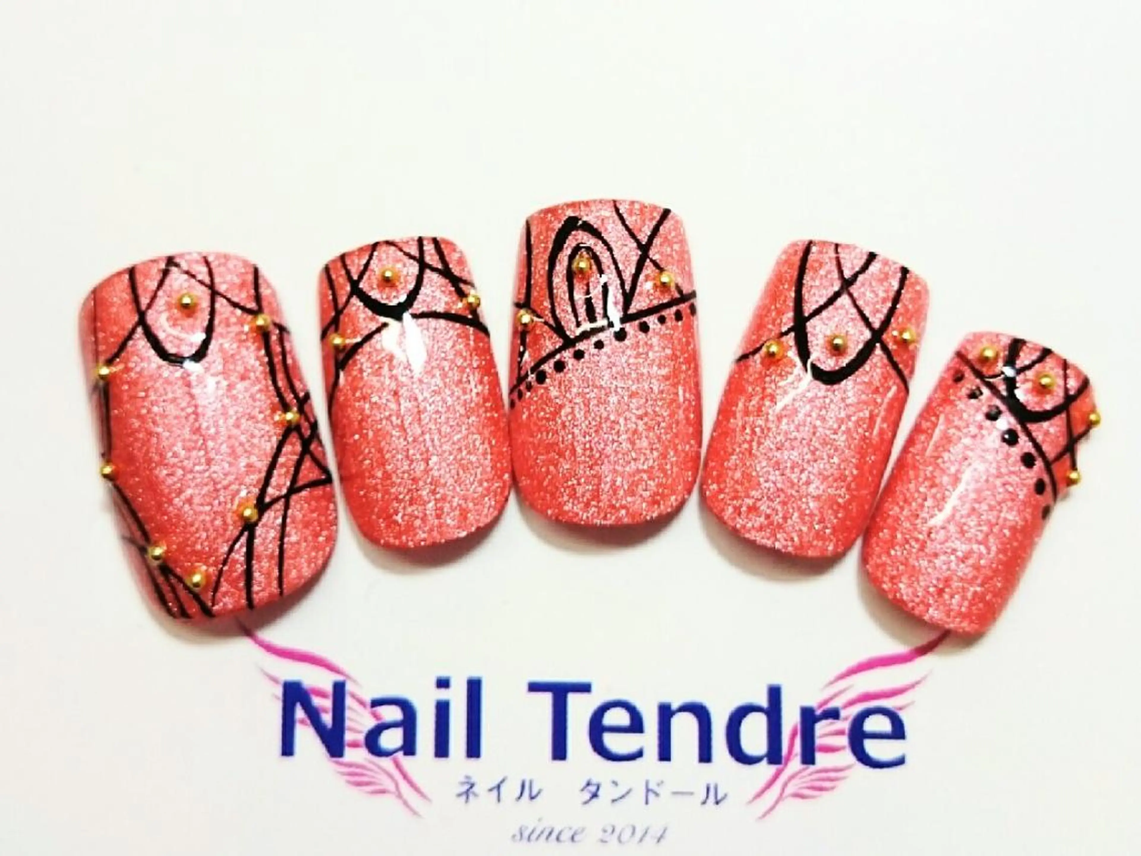 ネイル アートネイル ジェルネイル ソフトジェル ストーンネイル ハンドネイル Nail  Tendreのネイルデザイン