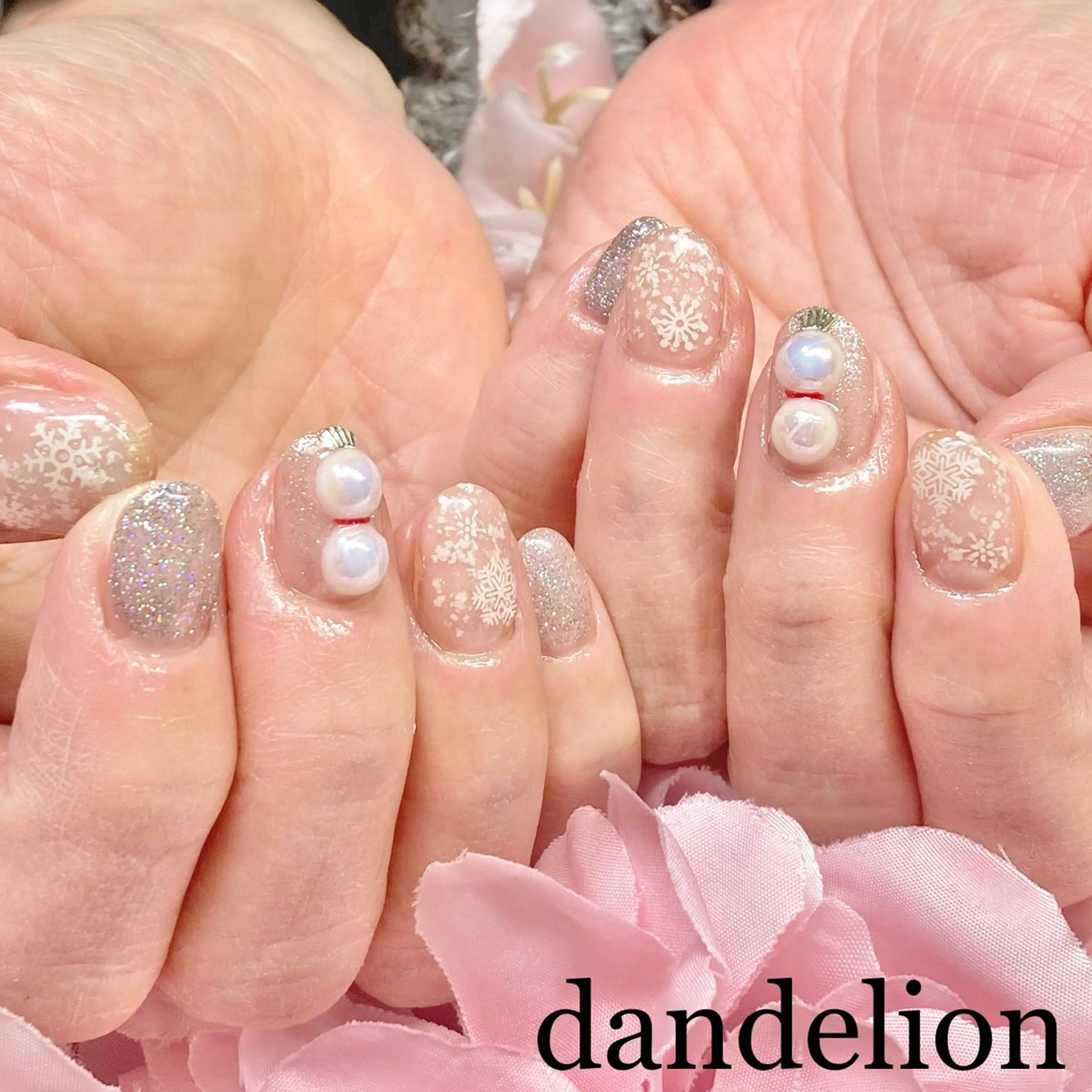 ネイル ハンドネイル ハンドケア dandelion ダンデライオンのネイルデザイン