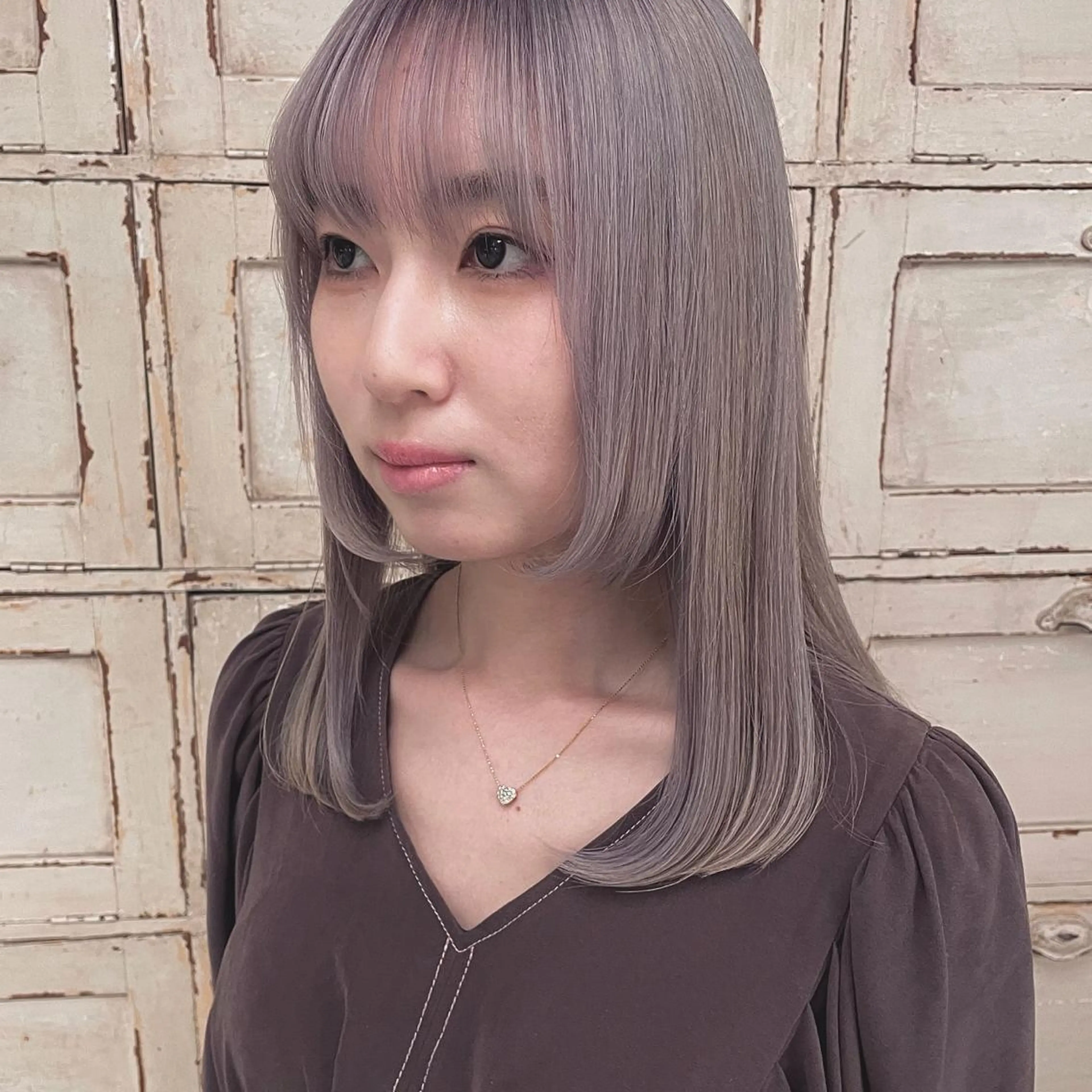 ミディアム カラー RorriM natsuのヘアスタイル