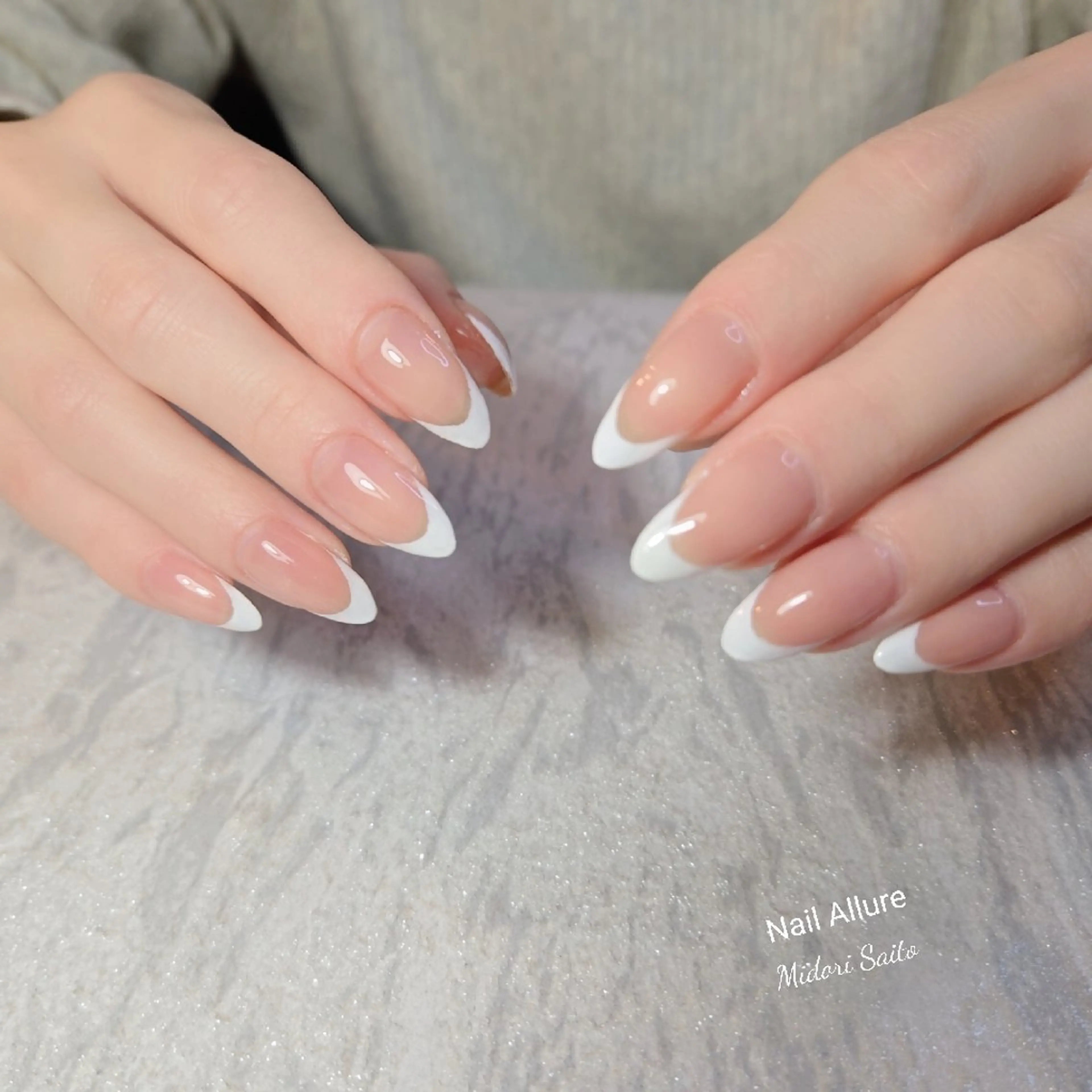 ネイル フレンチネイル ジェルネイル スカルプネイル Nail Allure(ネイル アルーア)所属・Nail Allureのネイルデザイン