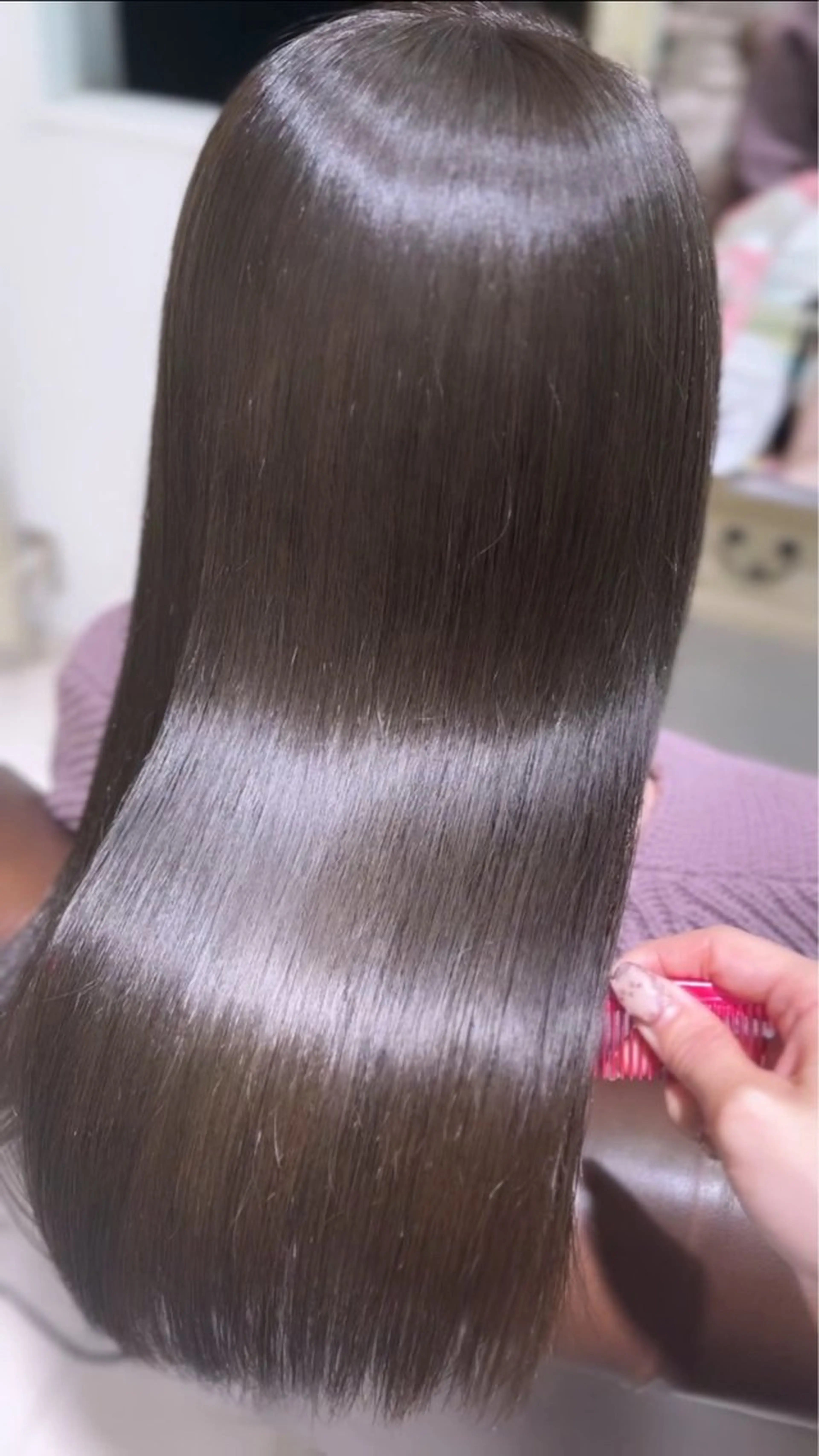 ロング Ellen by artina 新宿店所属・🪼AI/オリーブ ベージュ🪼のヘアスタイル