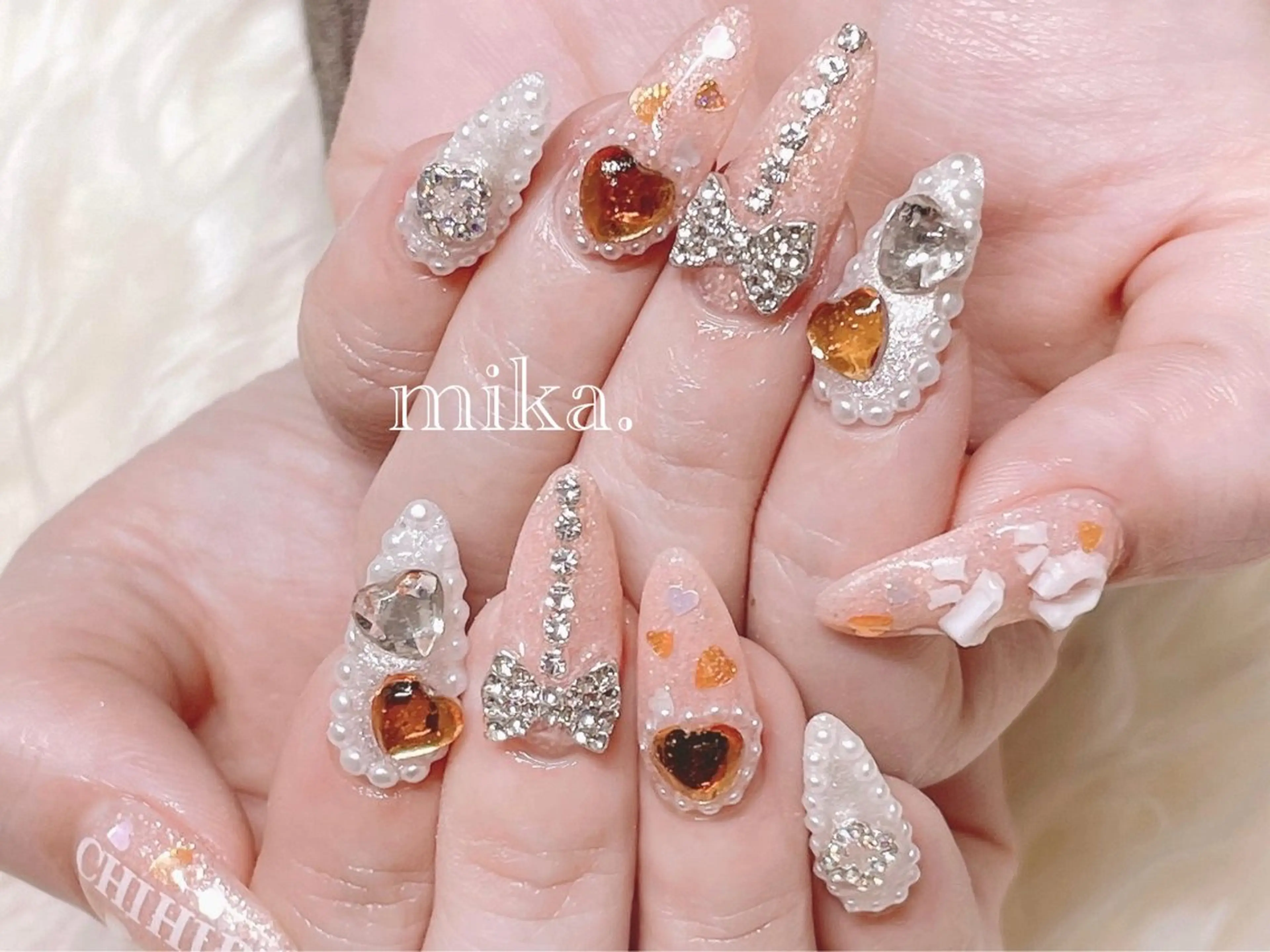 ネイル アートネイル ジェルネイル 韓国ネイル パラジェル スカルプネイル Nail&eye Belireのネイルデザイン