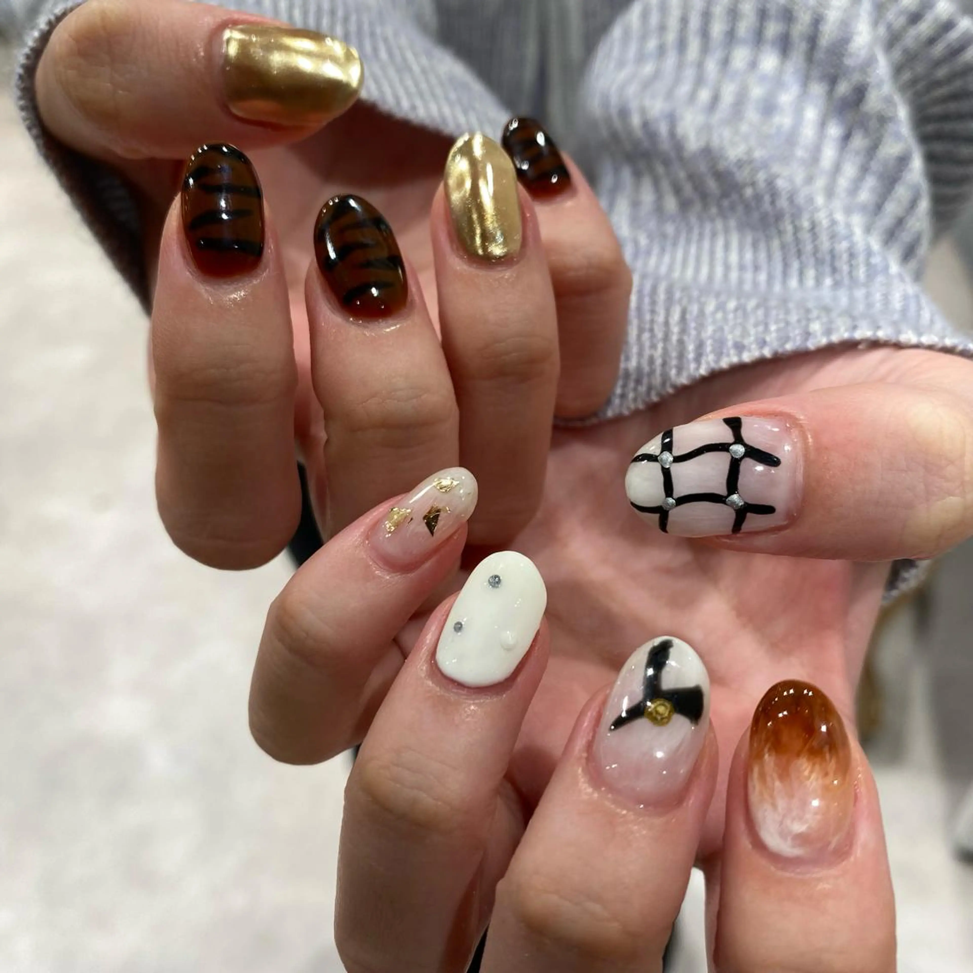ネイル 平野葵🎀 hair/nailのネイルデザイン