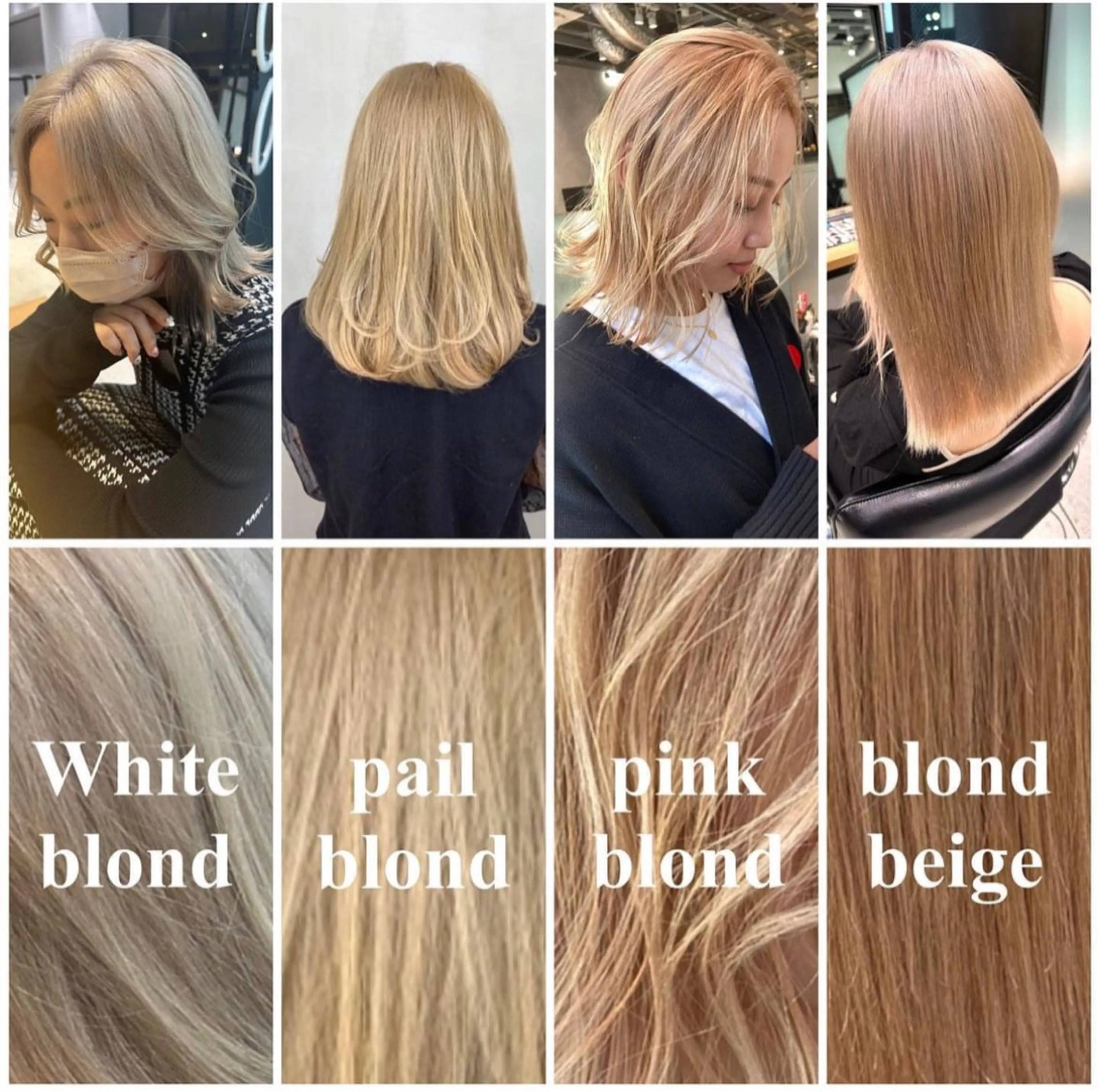 ミディアム カラー ベージュカラー ブロンド ブロンドベージュ ハイトーンカラー ピンクカラー カット ヘアカラー ハイトーン/ショート /akane🐰♥️のヘアスタイル