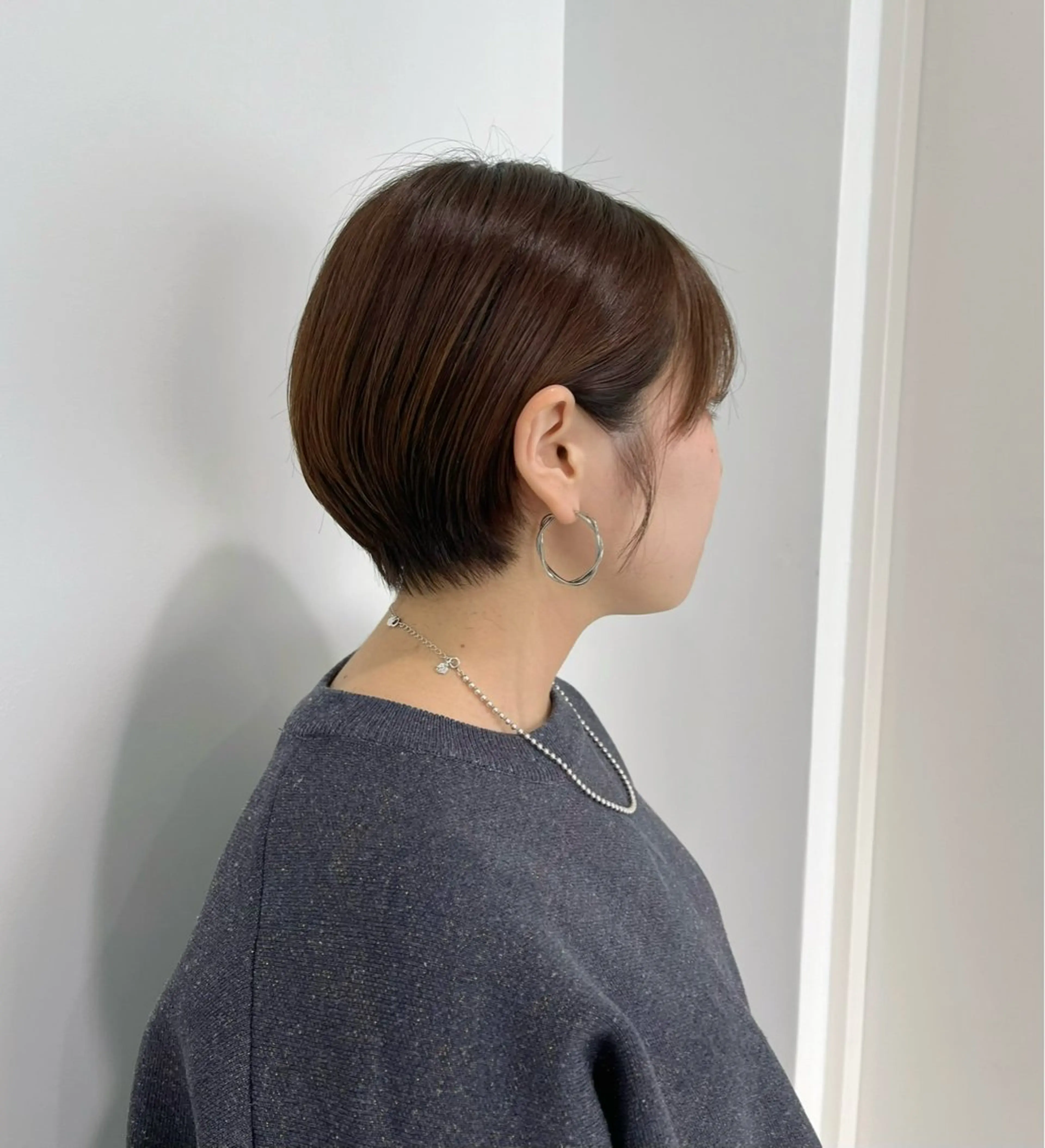 ショート 縮毛矯正/ハイトーン /パーマ/前原汐🎐のヘアスタイル