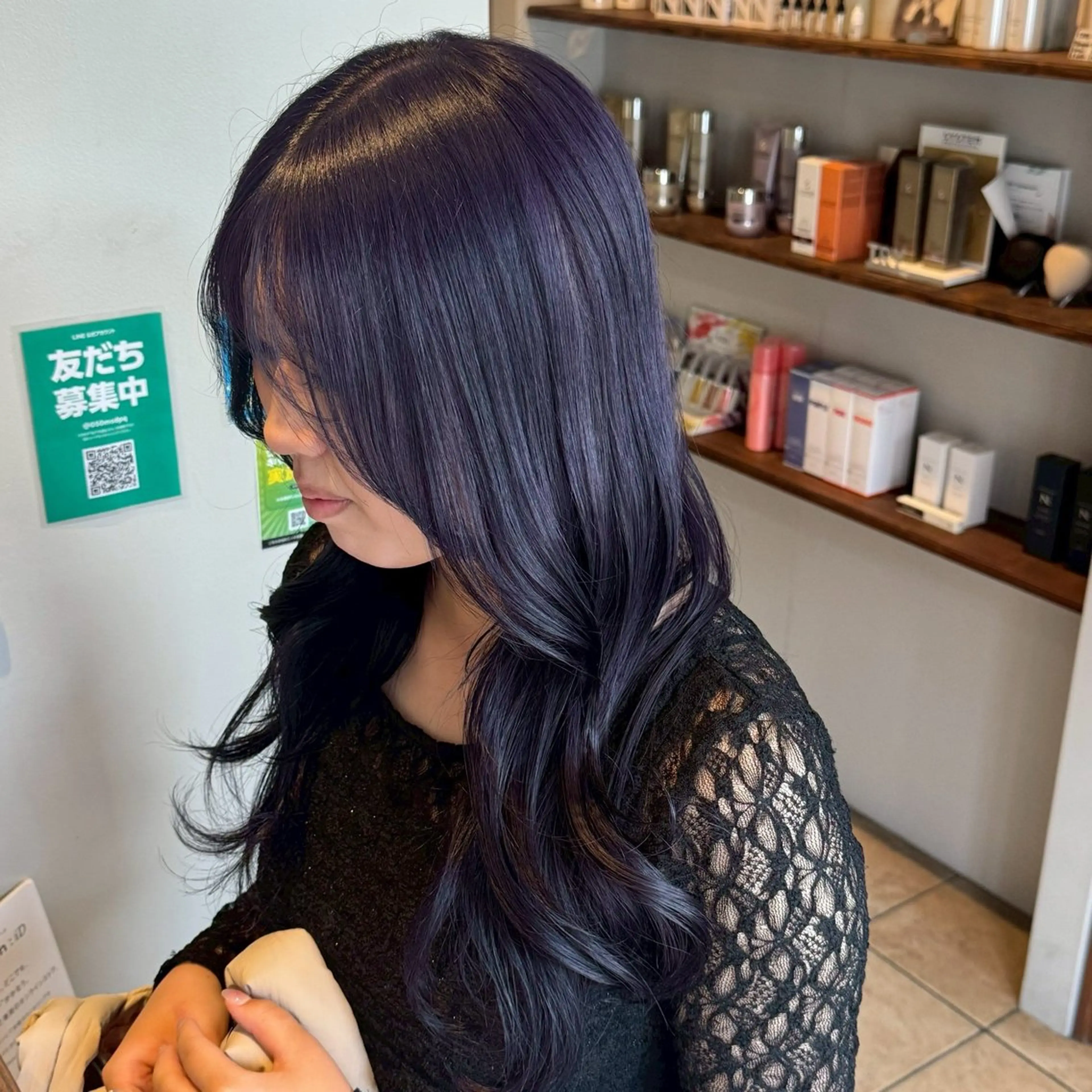 ロング カラー ブリーチ バイオレットカラー Tasty private garden所属・KASUMI .のヘアスタイル