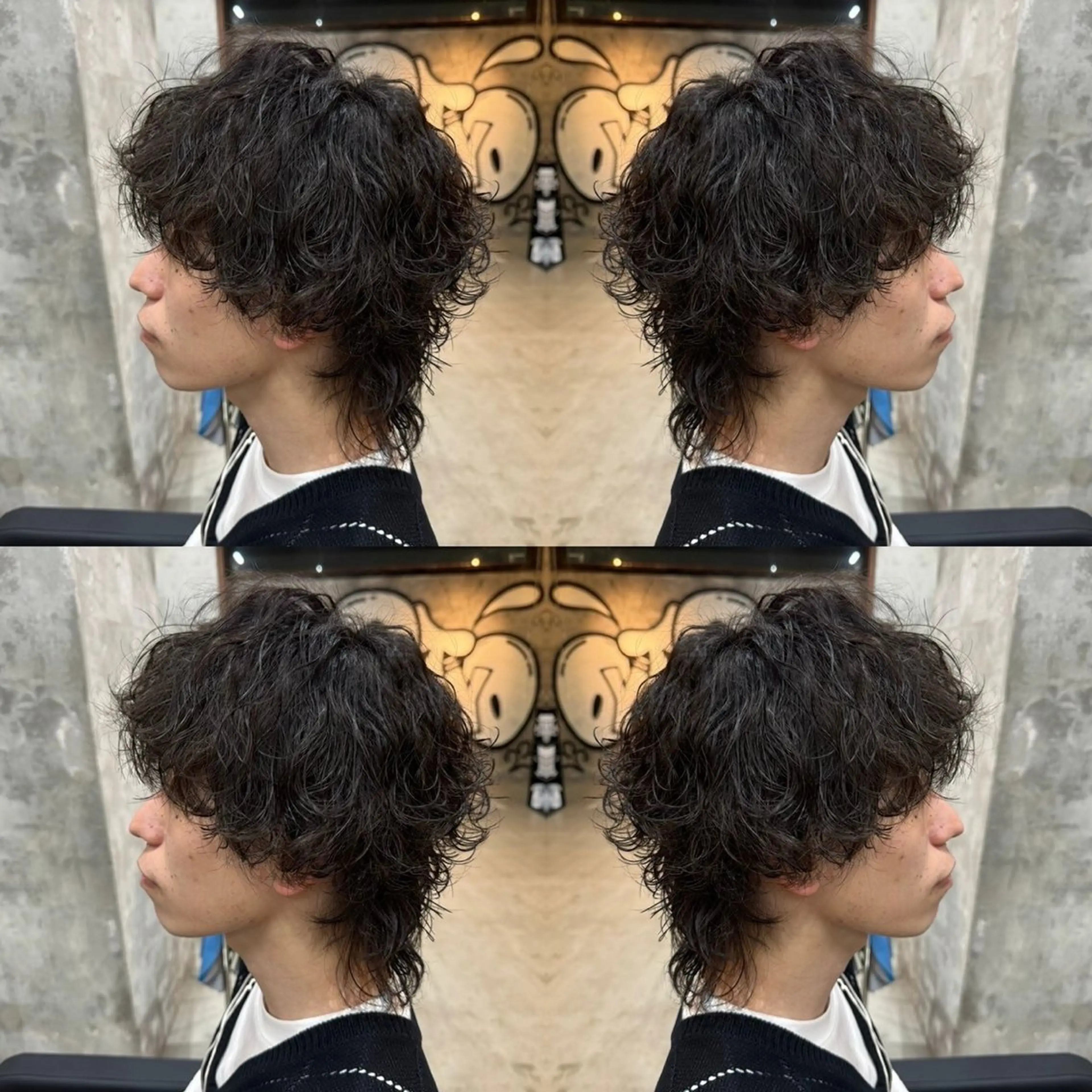 ショート メンズ ⚡️メンズパーマ特化 mens支持◎/忠地のヘアスタイル