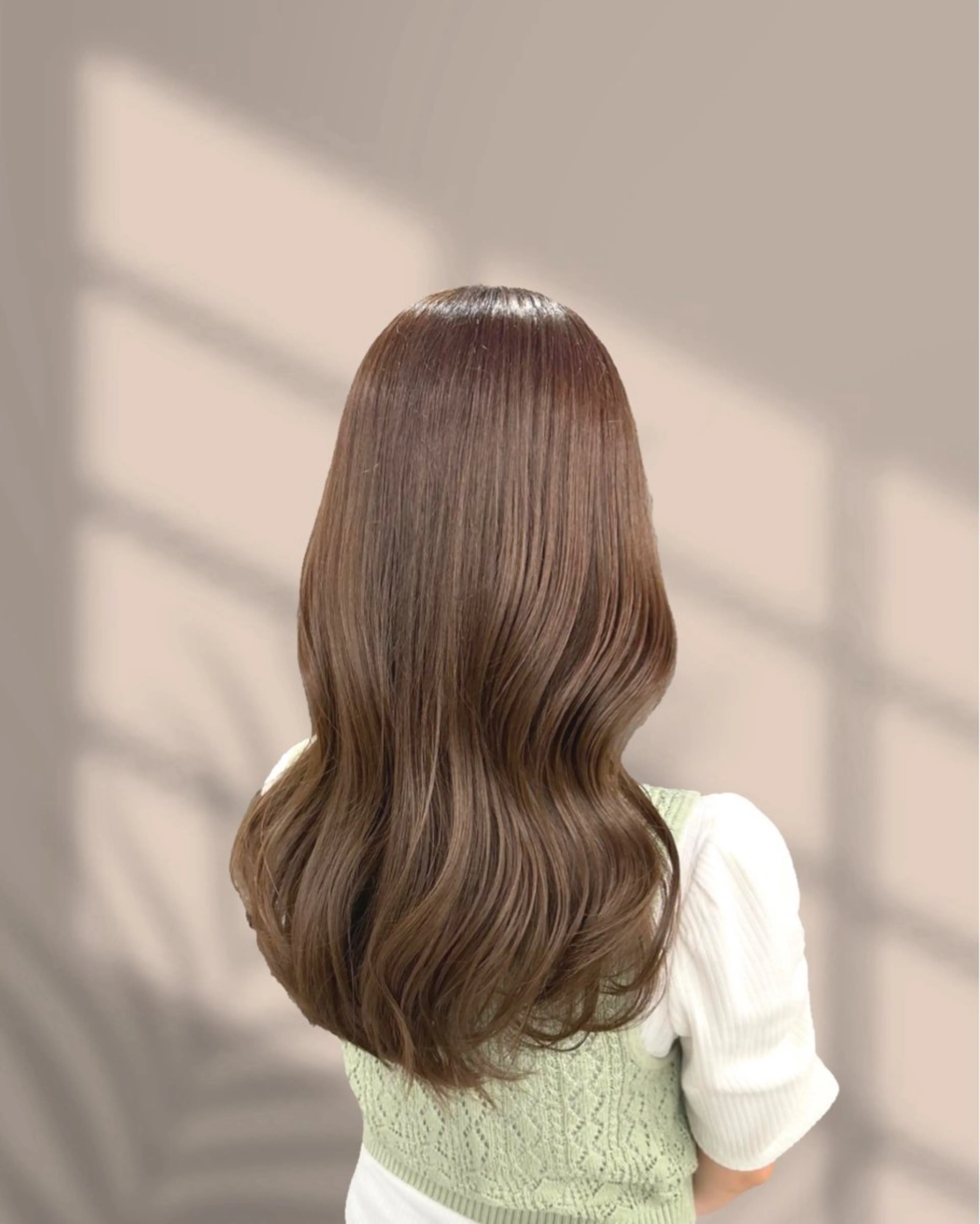 ロング カラー ヘアカラー くすみミルクティー／ ブラウン🪡TOWAのヘアスタイル