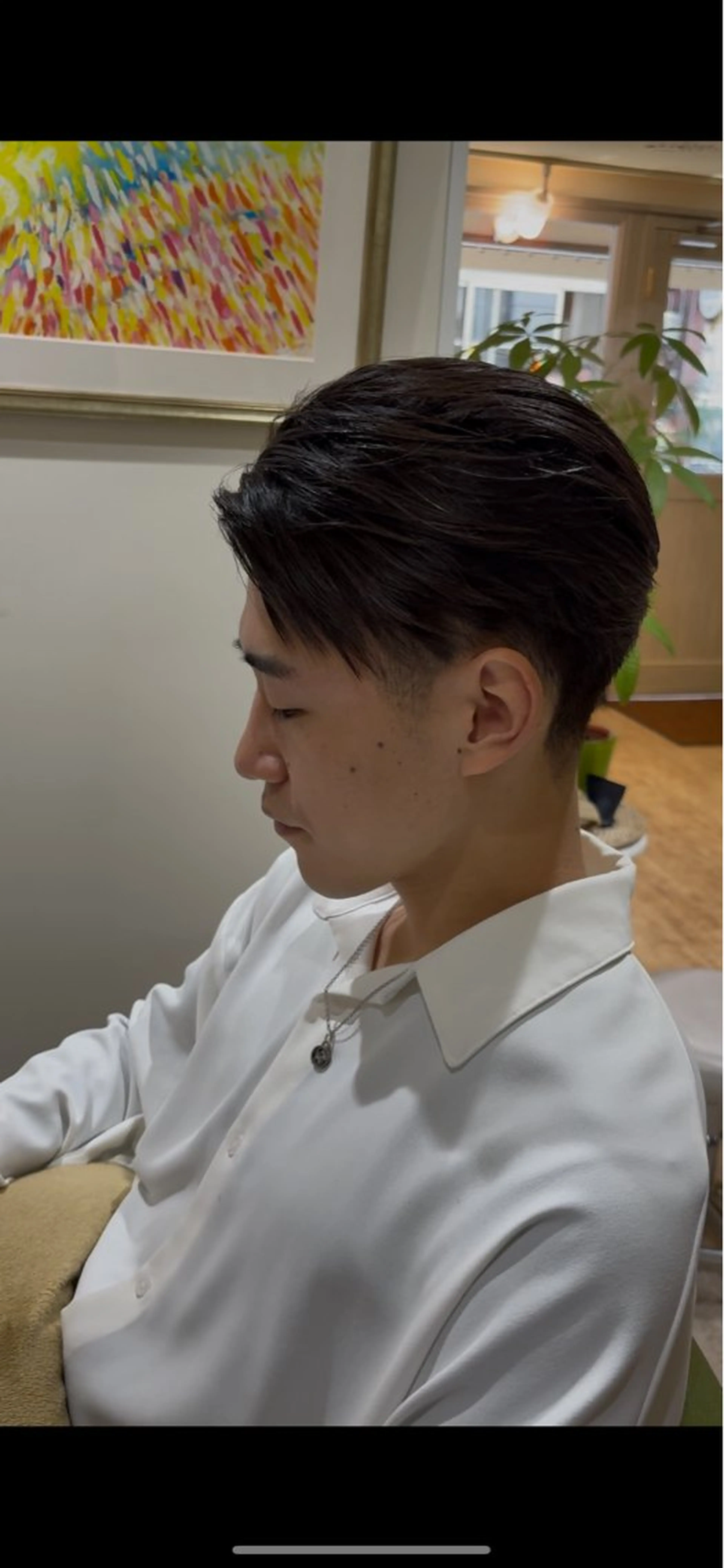 ショート メンズ 刈り上げ カット ヘアセット AIN.ANLY.所属・顔まわりカット/レイ ヤーカット/小池 祐のヘアスタイル