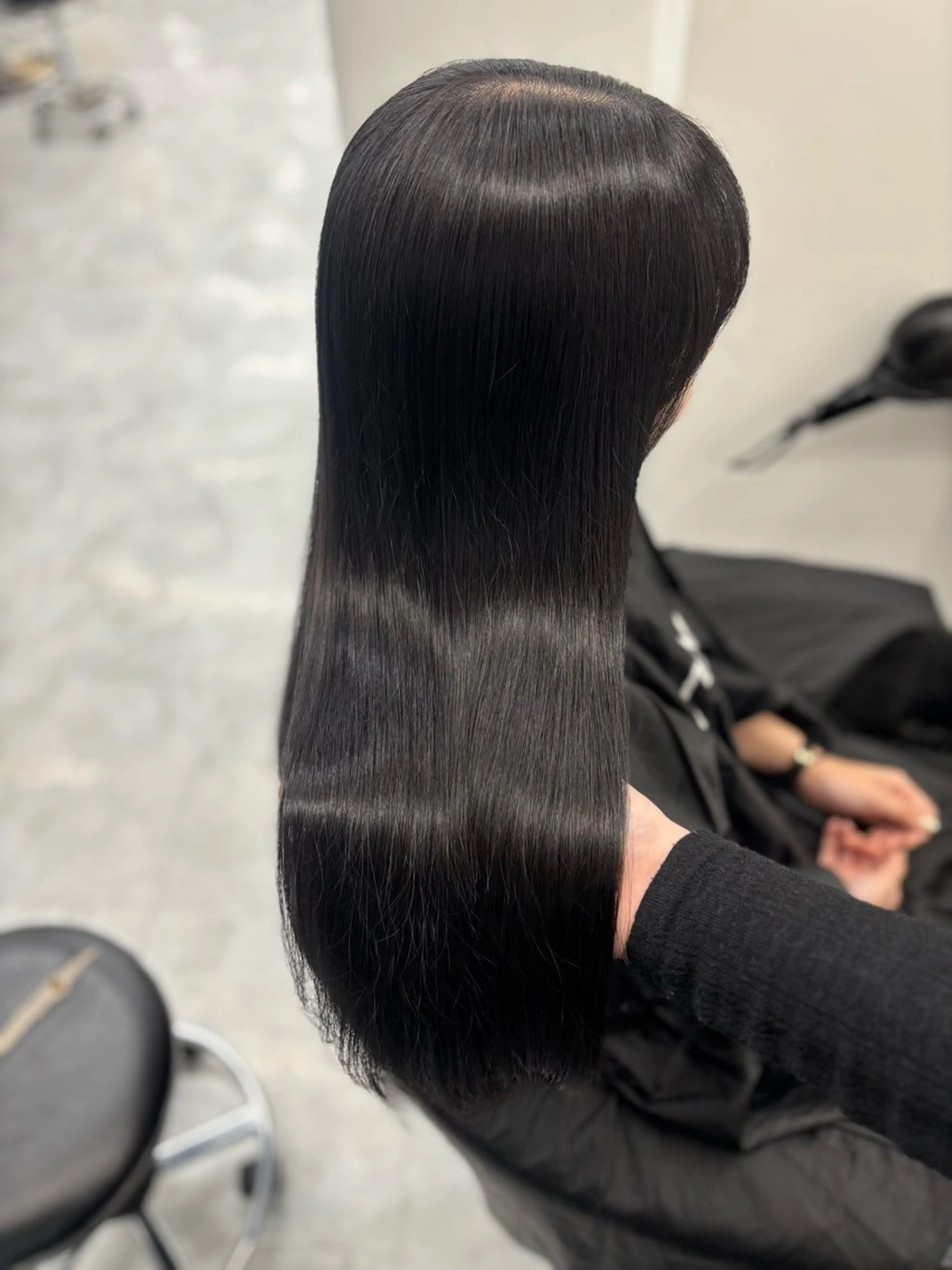 カラー 韓国風暗髪ヘア🤍 🫧MIREIのヘアスタイル