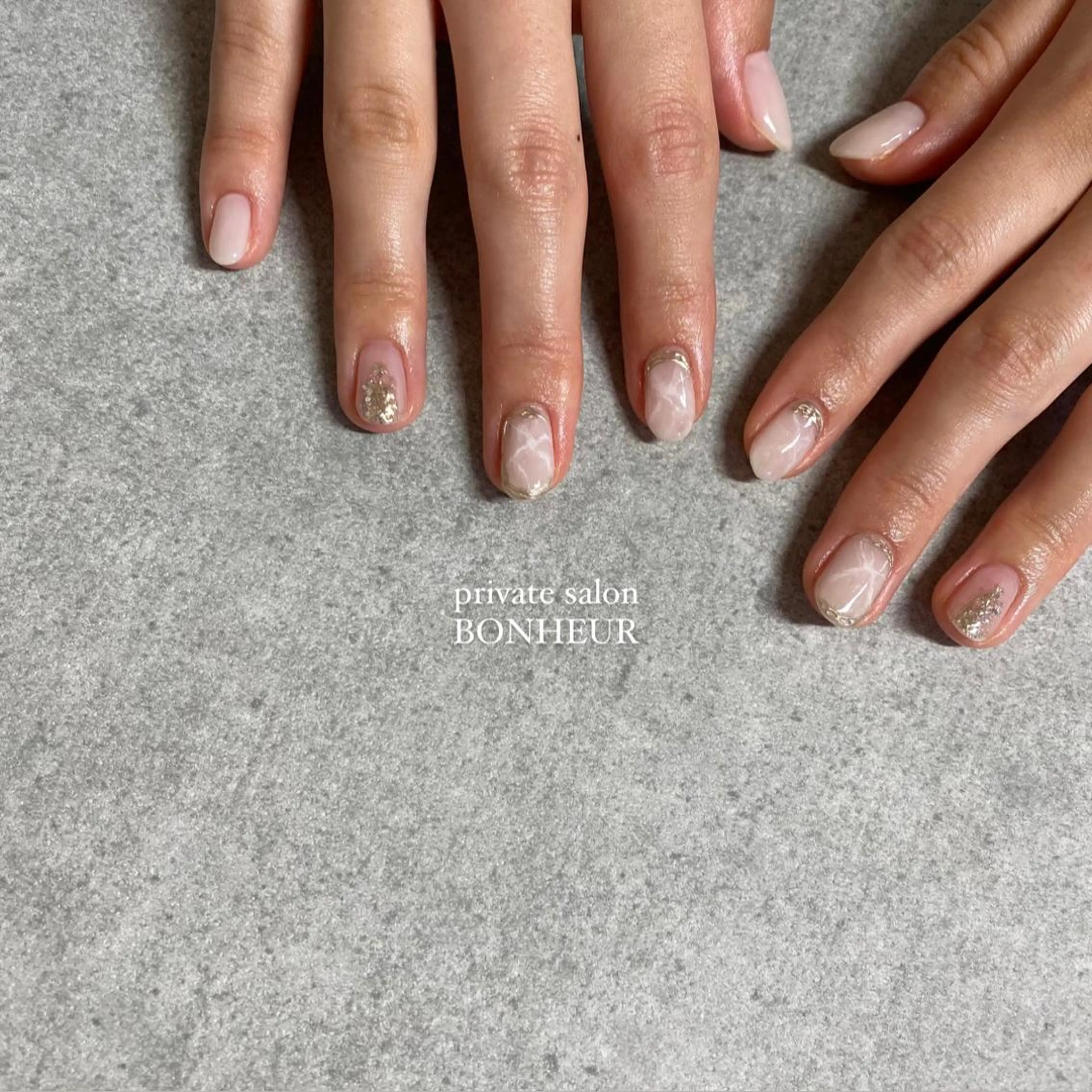 ネイル ハンドネイル BONHEUR Annaのネイルデザイン