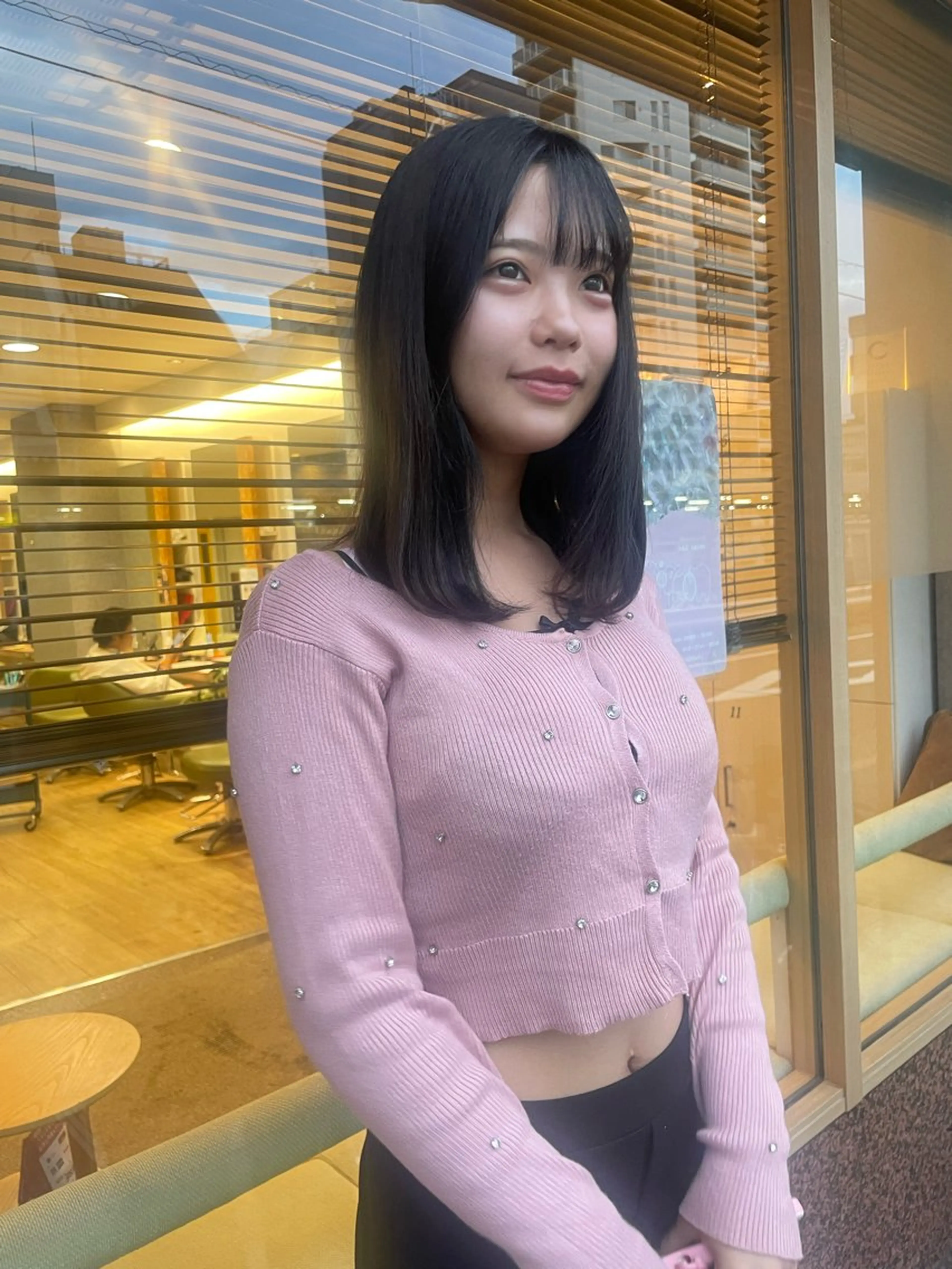 ミディアム カラー 黒髪 髪質改善/Bloss om🌷高橋沙衣のヘアスタイル