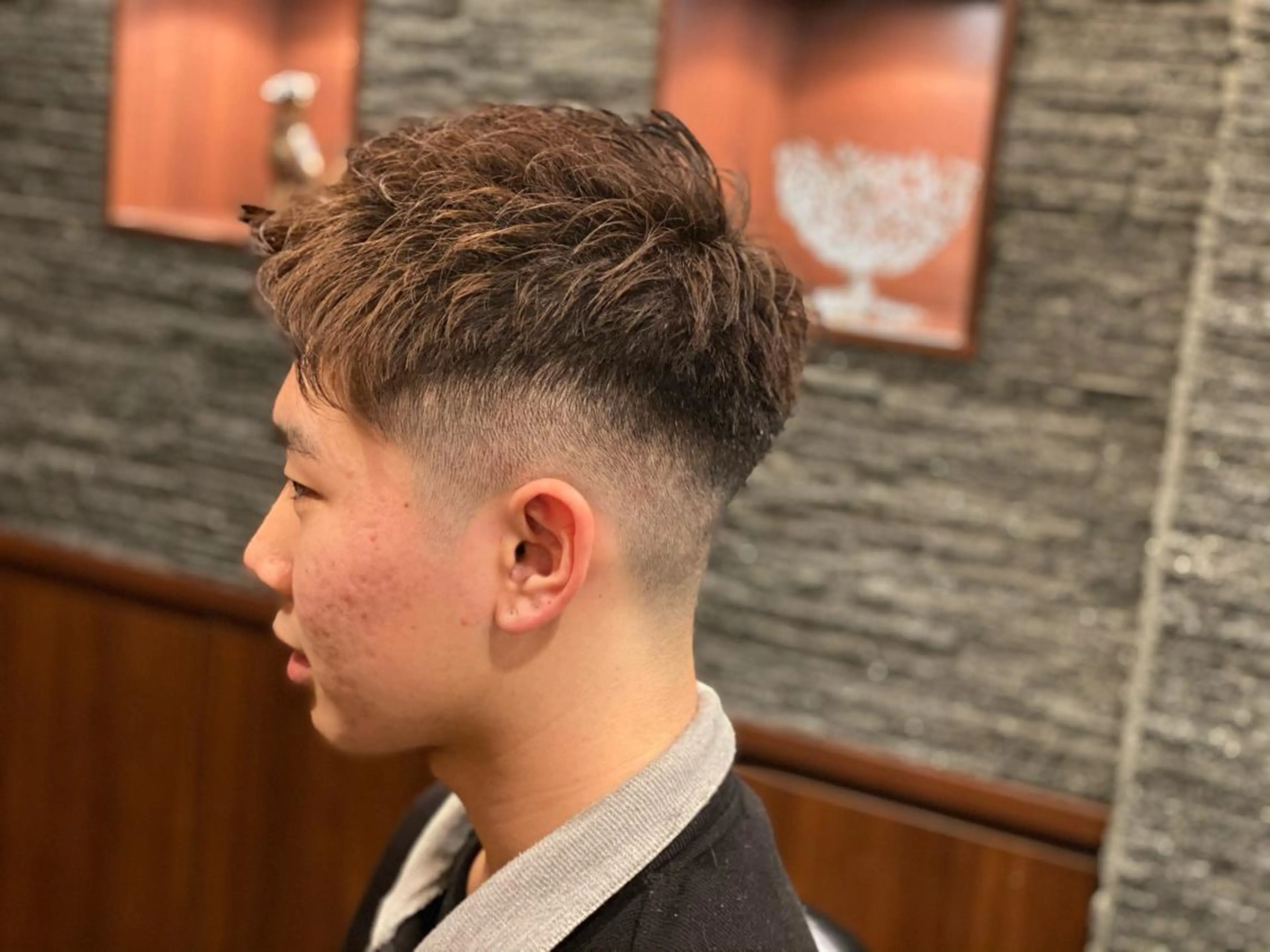 ショート メンズ 竹林 烈のヘアスタイル