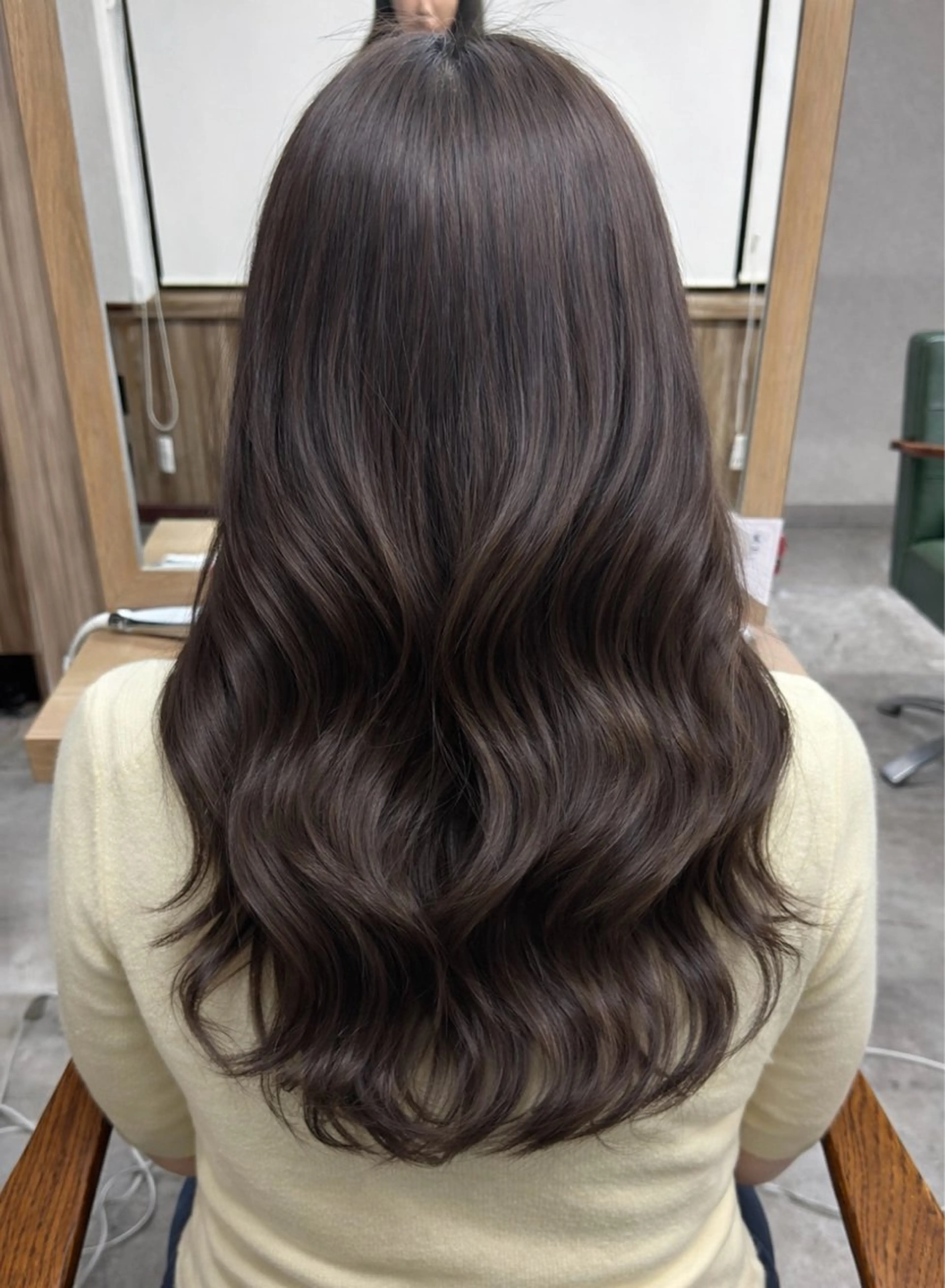 ロング カラー ヘアアレンジ 長濵 千奈 / Index茗荷谷のヘアスタイル