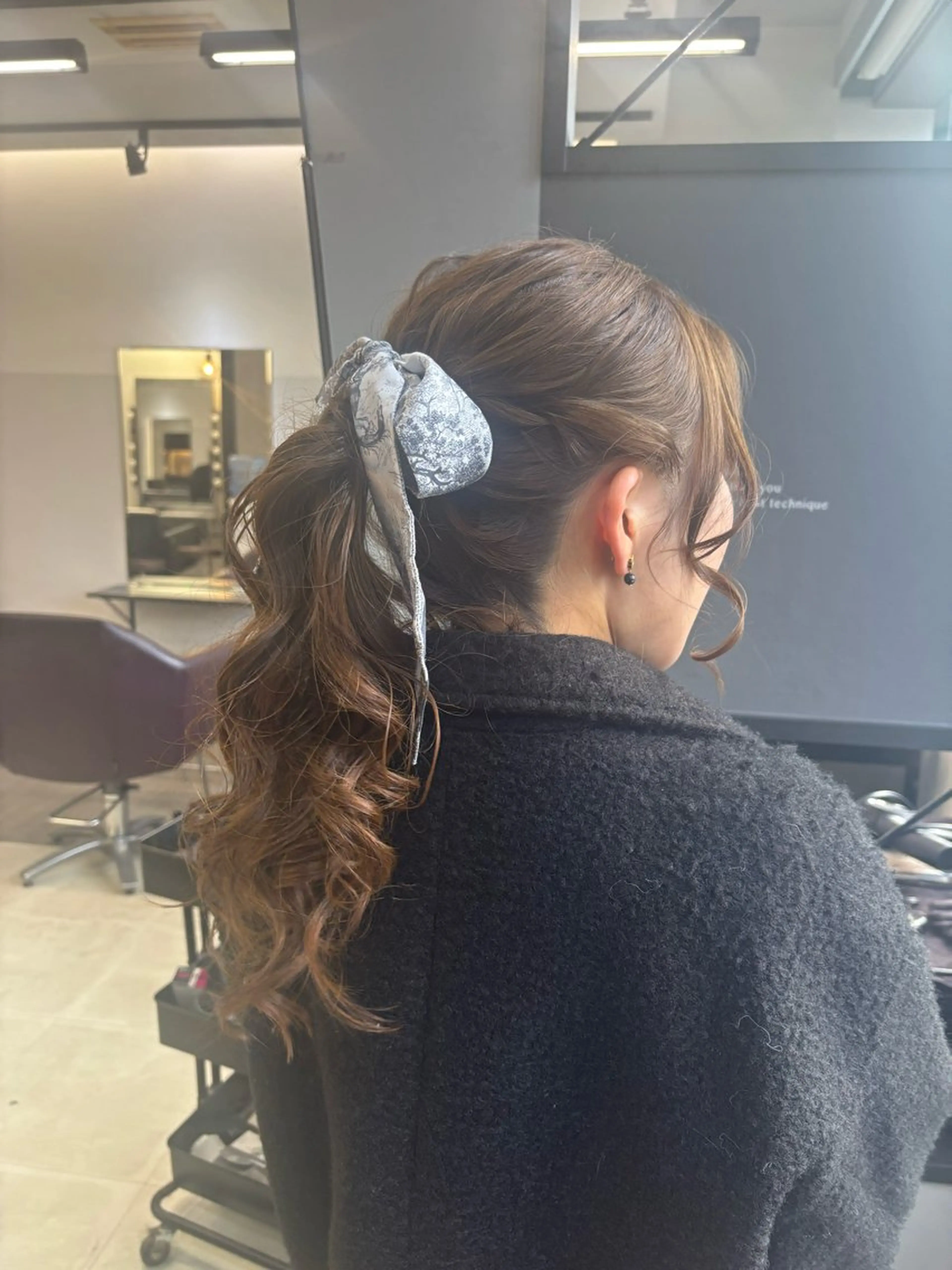 ロング ヘアセット JILL 橋本菜希のヘアスタイル