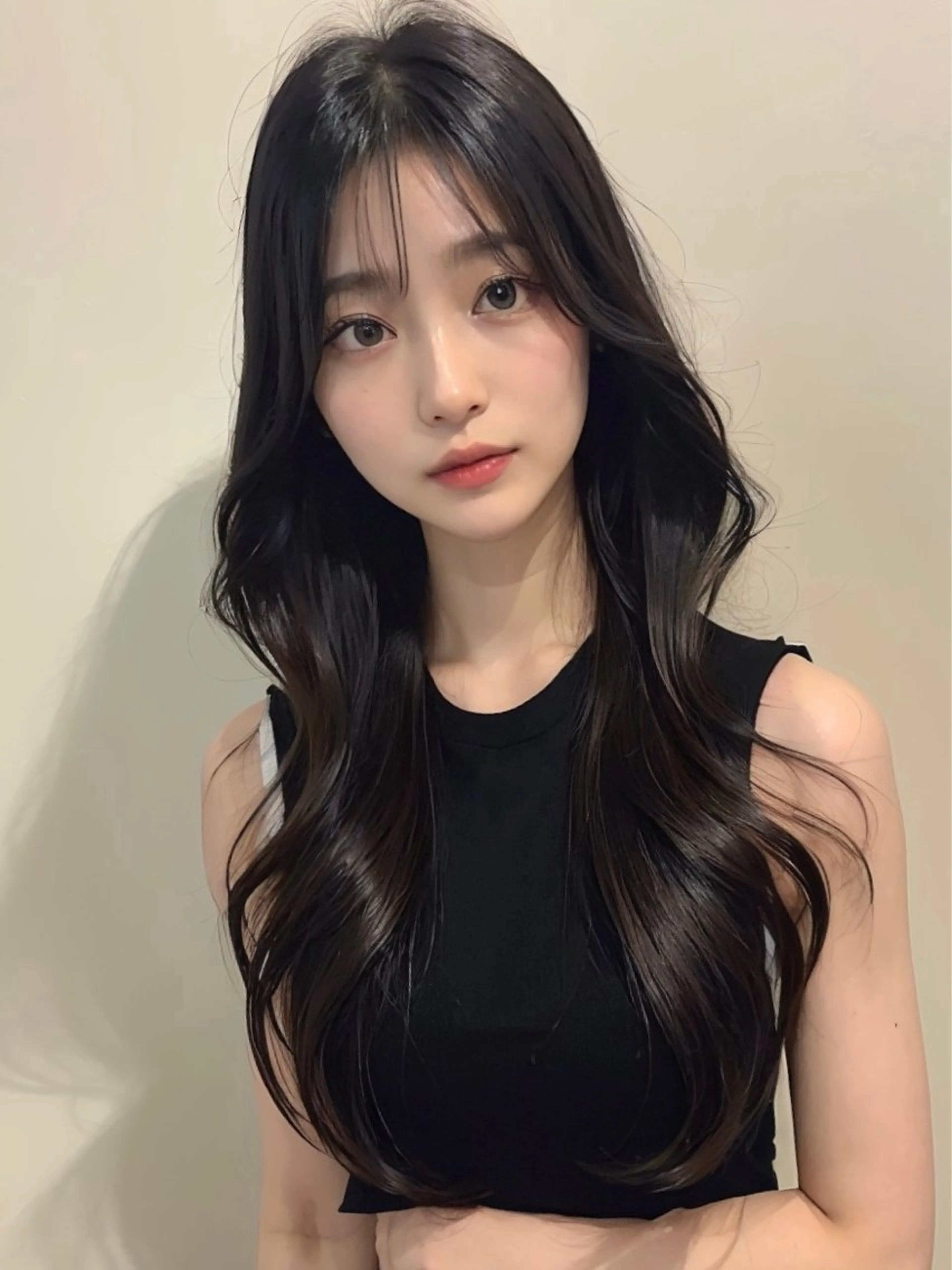 ロング くびれヘア レイヤーカット ロング 柔らか透明感カラー ☀️koshi☀️のヘアスタイル