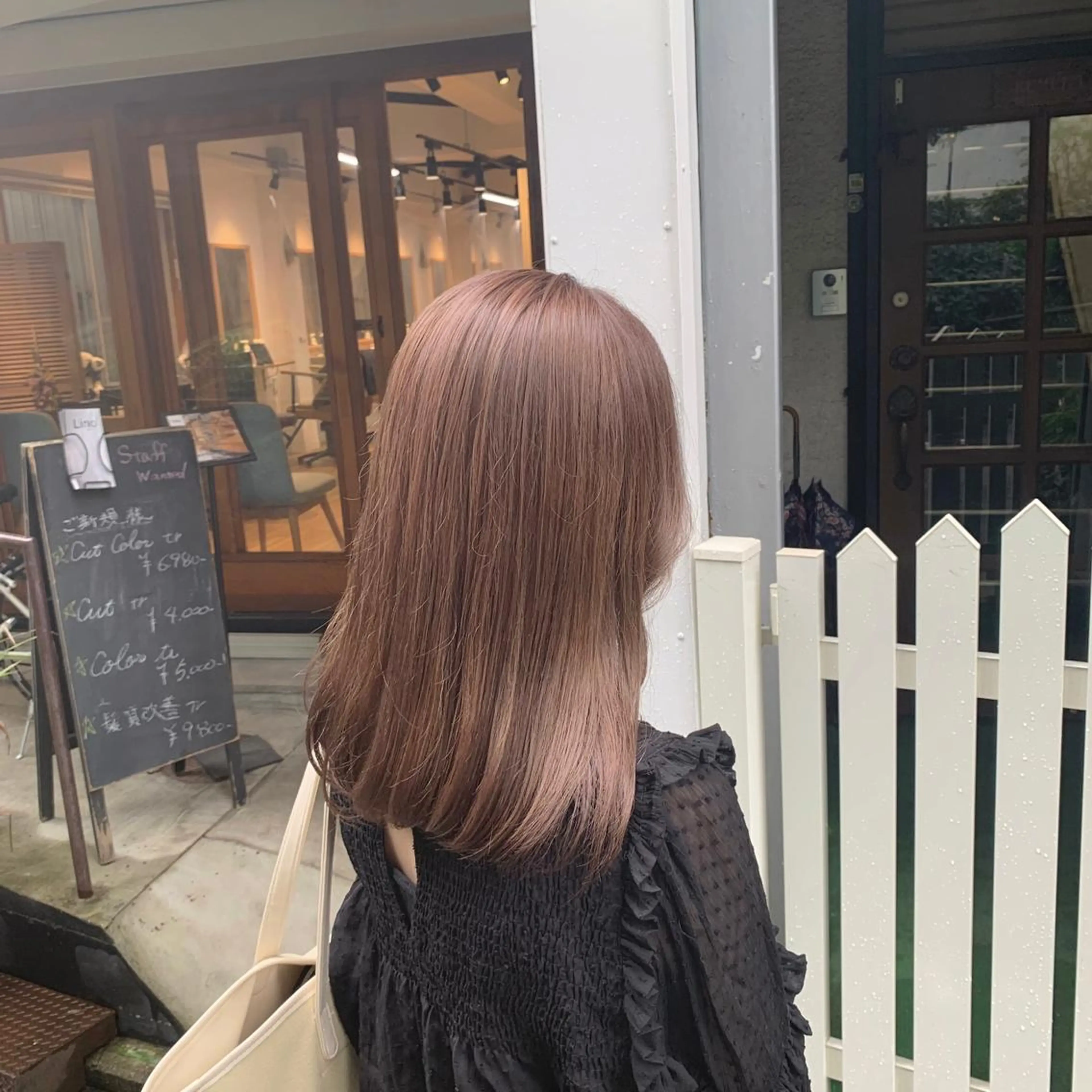 セミロング カット ヘアカラー トリートメント little 小濱彰太のヘアスタイル