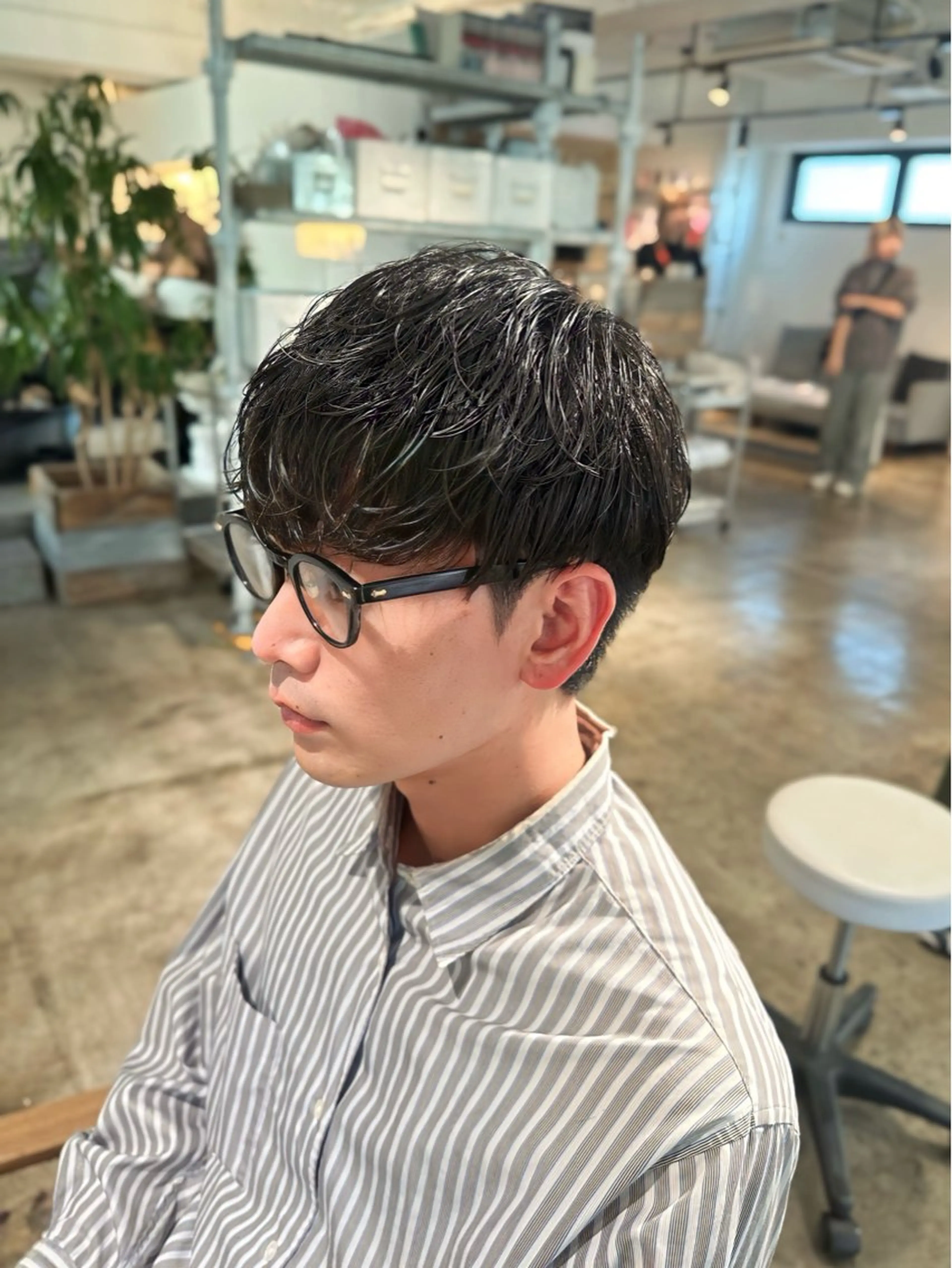 メンズ マッシュ メンズパーマ 刈り上げ カット 骨格補正施術/メンズ 専門美容師/YUYAのヘアスタイル