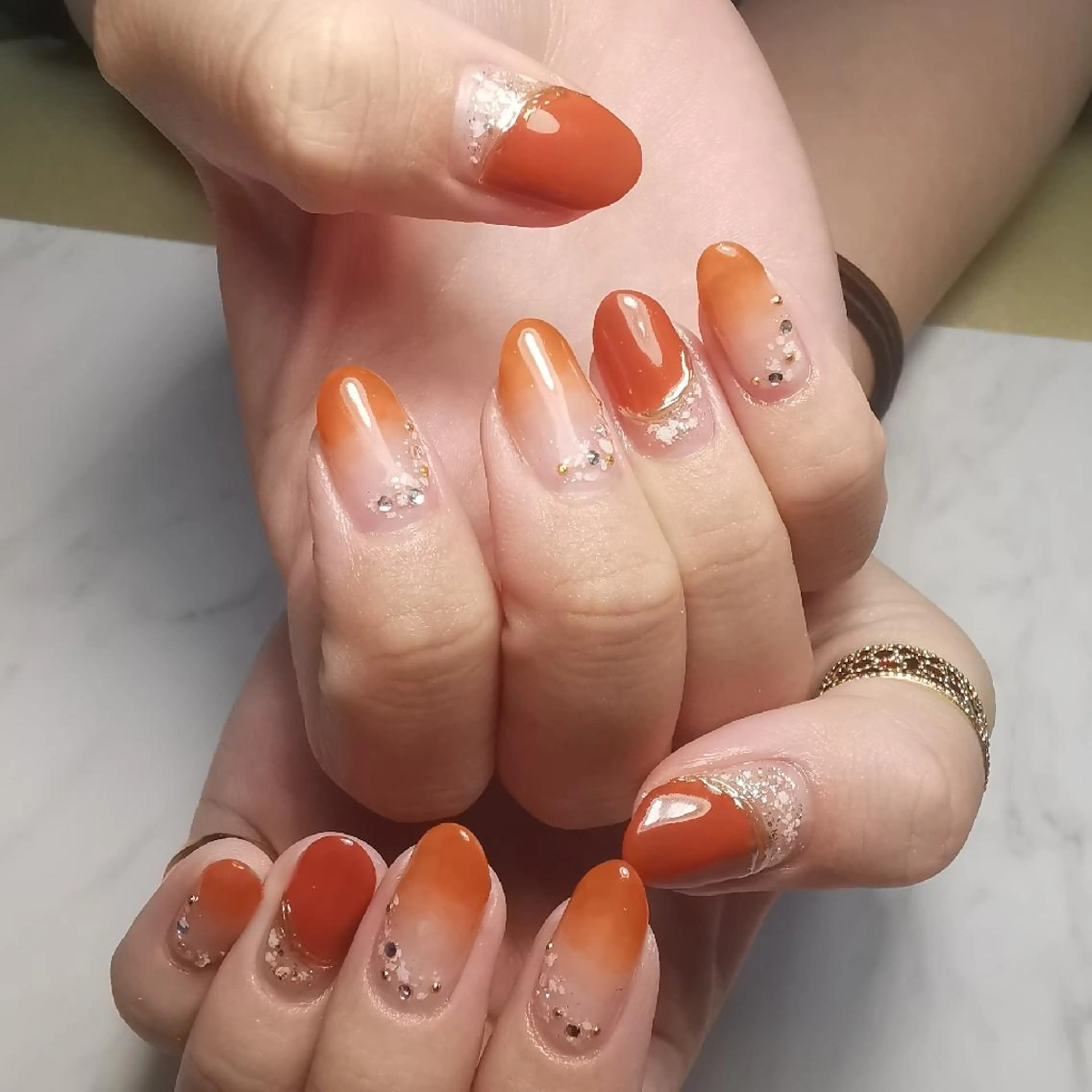 ネイル グラデーション ハンドネイル reve あやののネイルデザイン