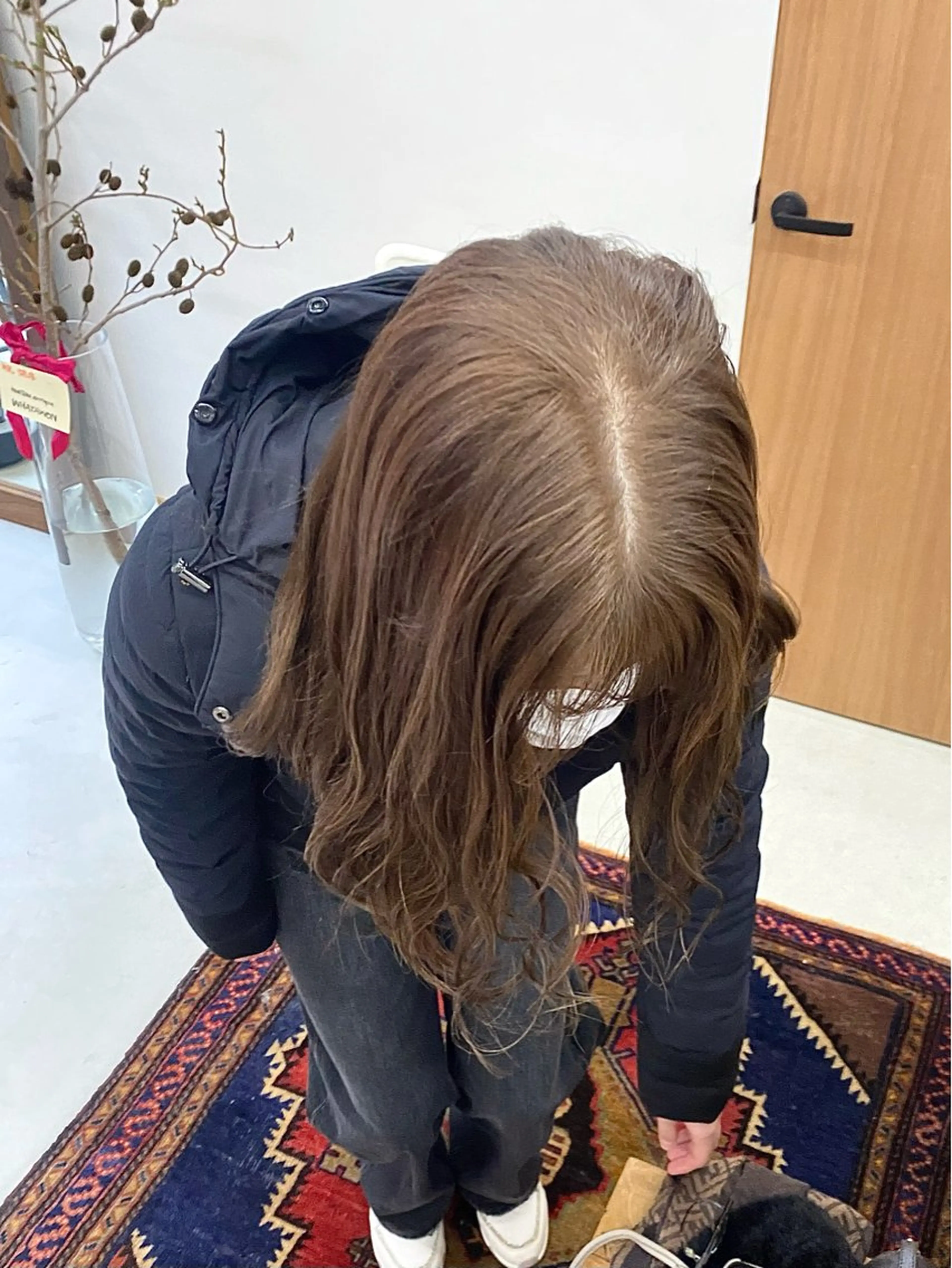 【🌷艶髪🌷】🎟髪質改善ケアカラー+ケアトリートメント+超音波アイロン付き🎟️の写真