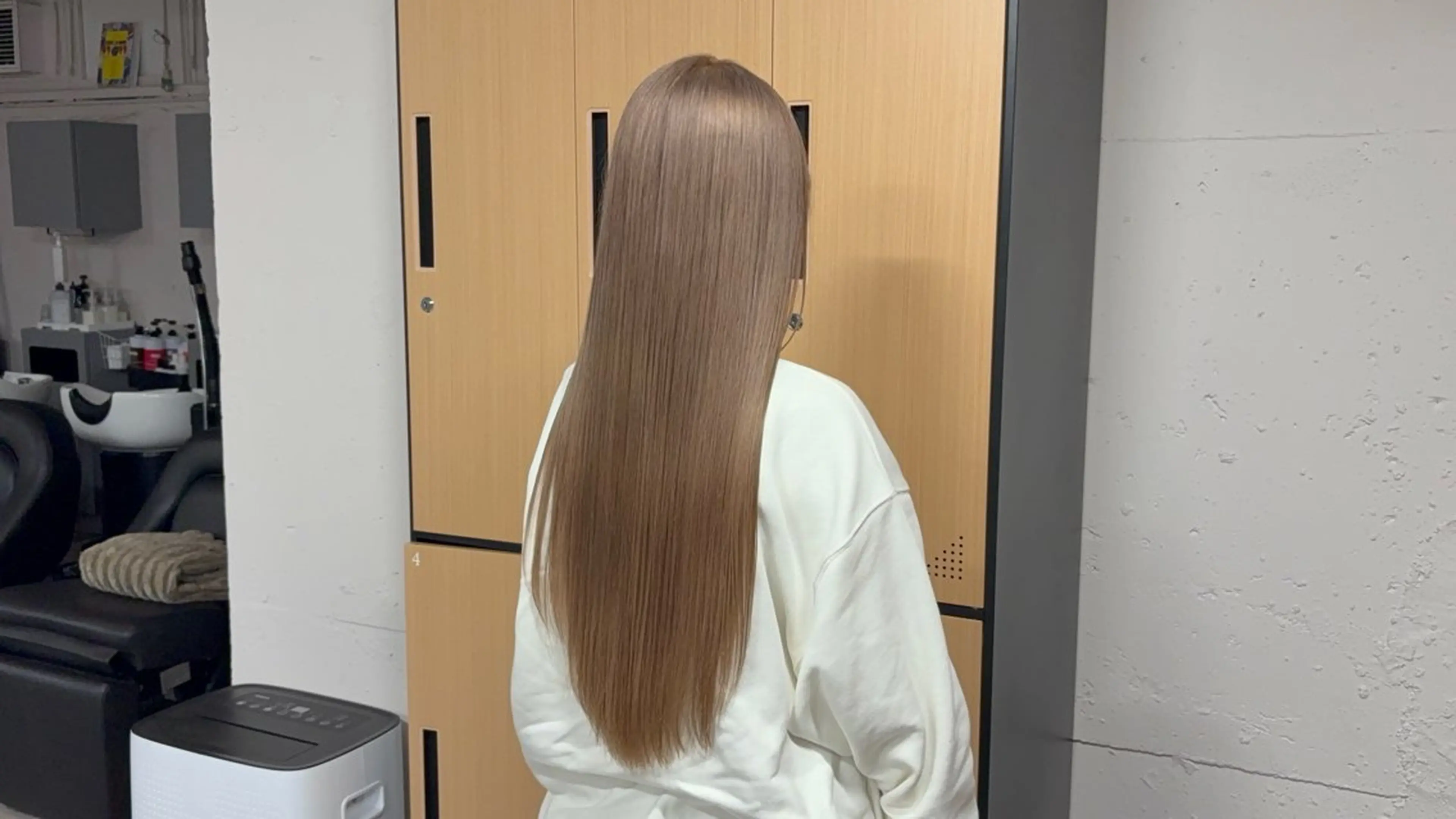 ロング ヘアカラー トリートメント tokute 中野真咲🐺のヘアスタイル