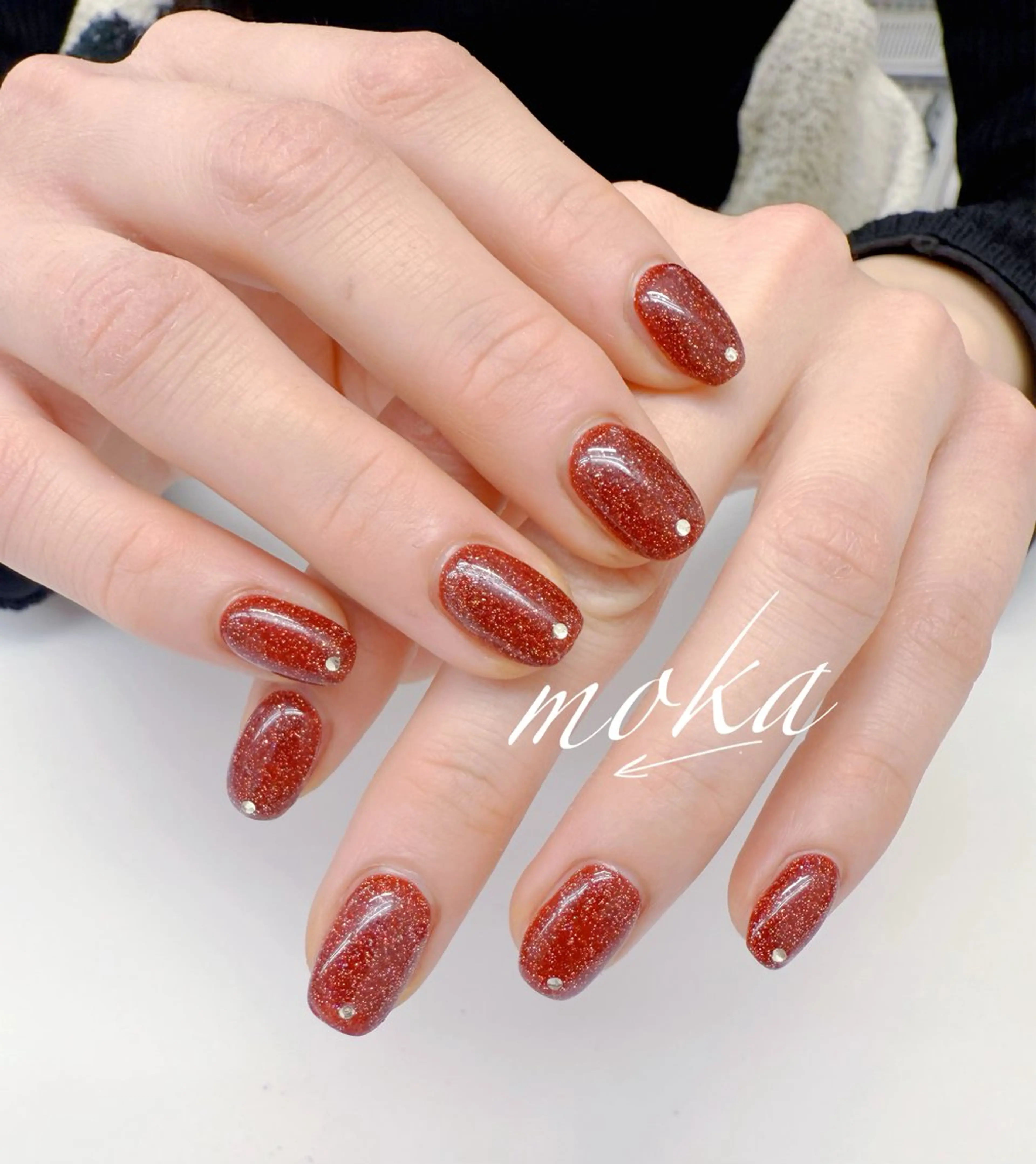 ネイル ハンドネイル 胡蝶蘭レディースサロ ンNailMOKAのネイルデザイン