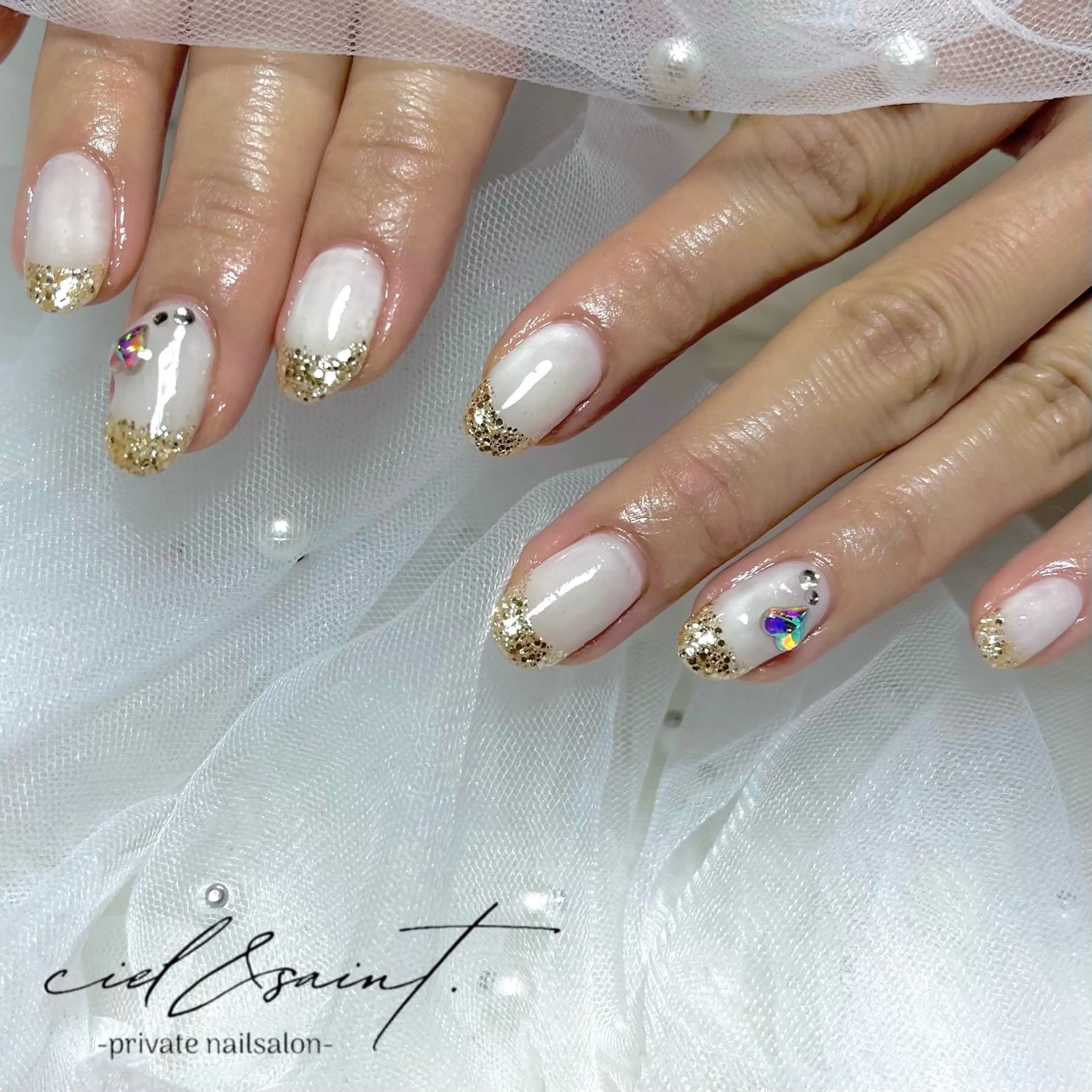 ネイル ハンドネイル nail salon ciel&saintのネイルデザイン