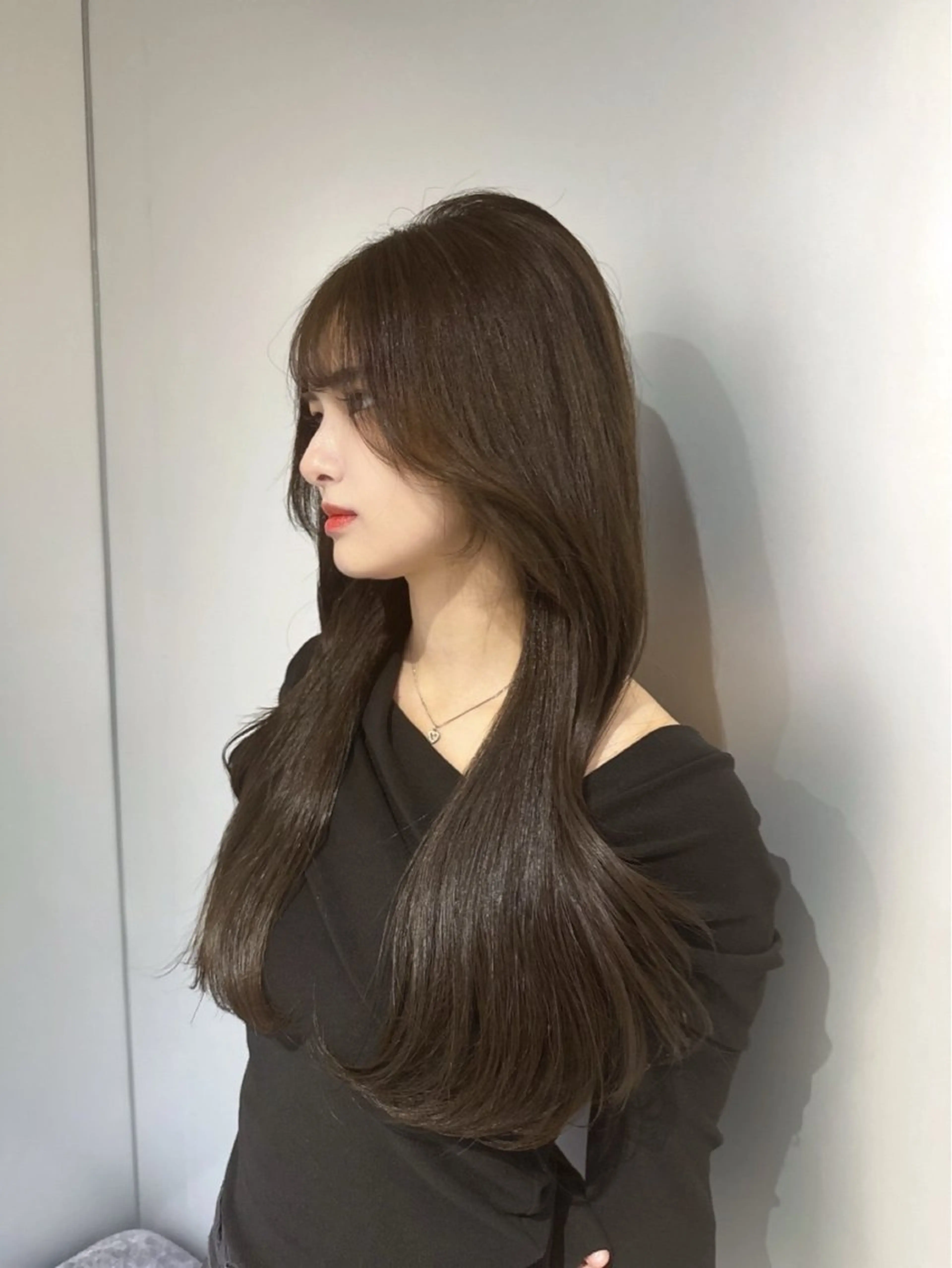 ロング カラー ヘアカラー トリートメント 髪質改善/透明感ヘア にちか🐰のヘアスタイル