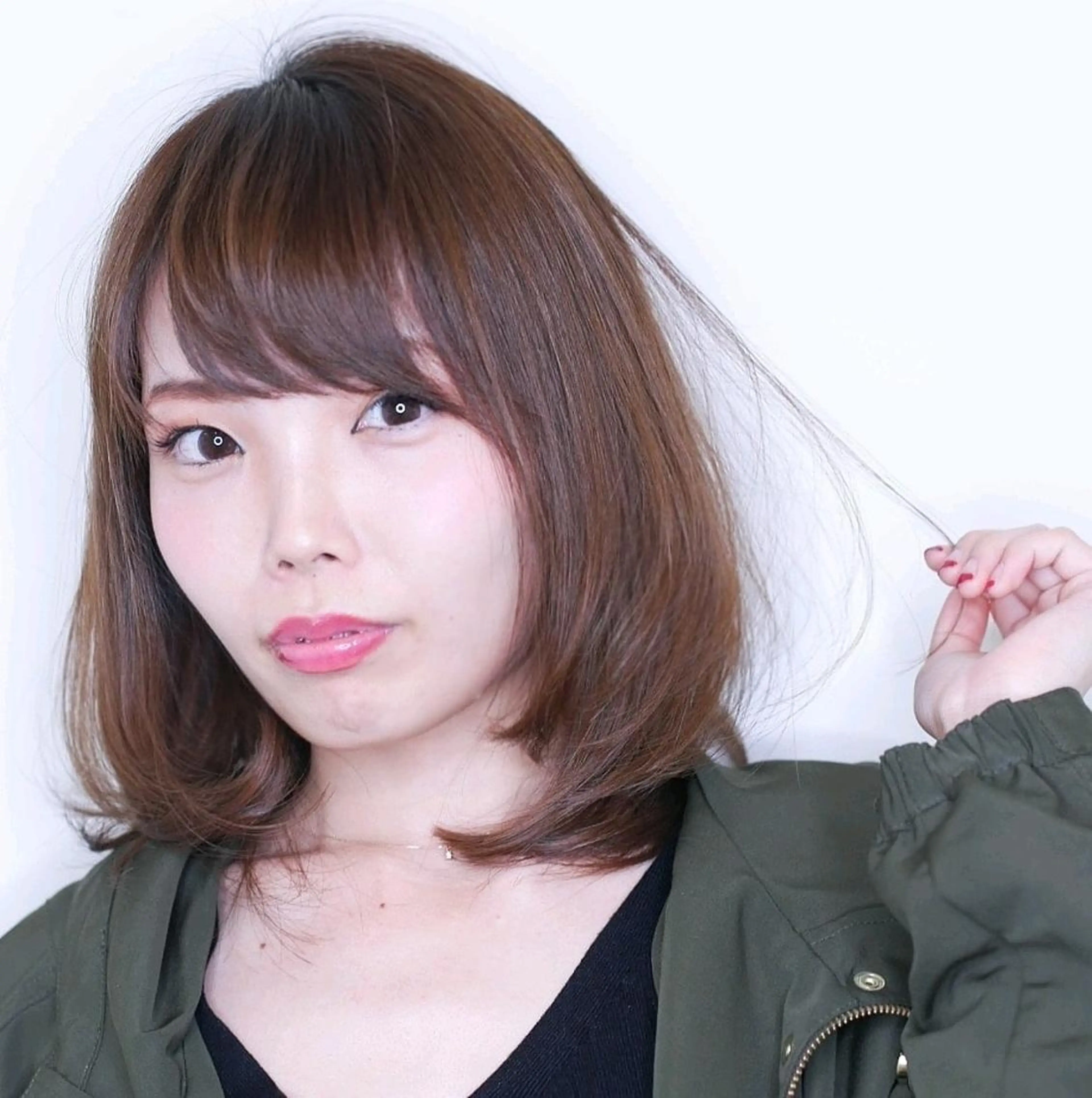 ミディアム カラー パーマ ヘアアレンジ ミディアムパーマ ブリーチ スパイラルパーマ ブリーチ/ヘアケア/ 艶髪/イギチハルのヘアスタイル