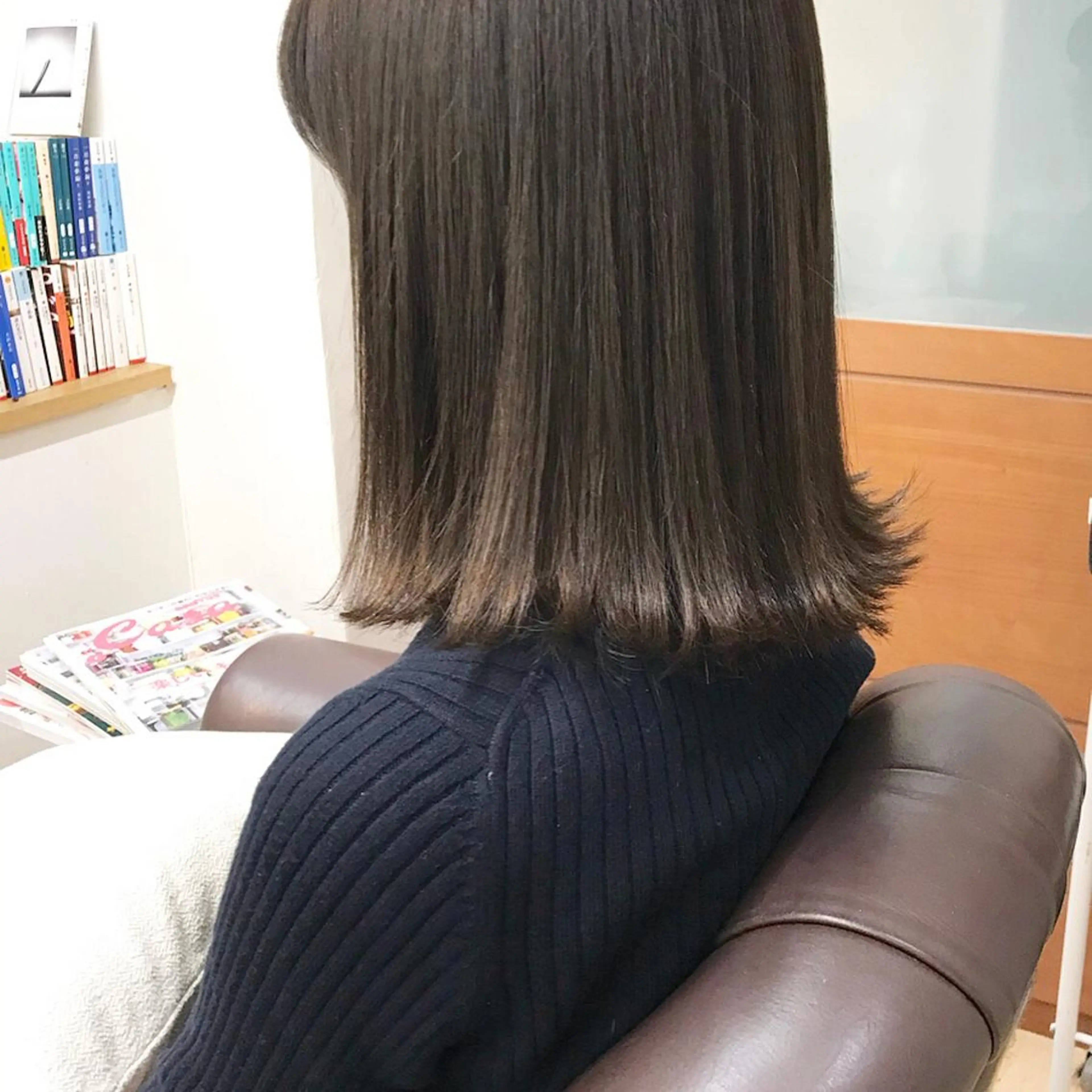 ミディアム カラー Click所属・クニモトハルナ ボブ/柔らかカラーのヘアスタイル