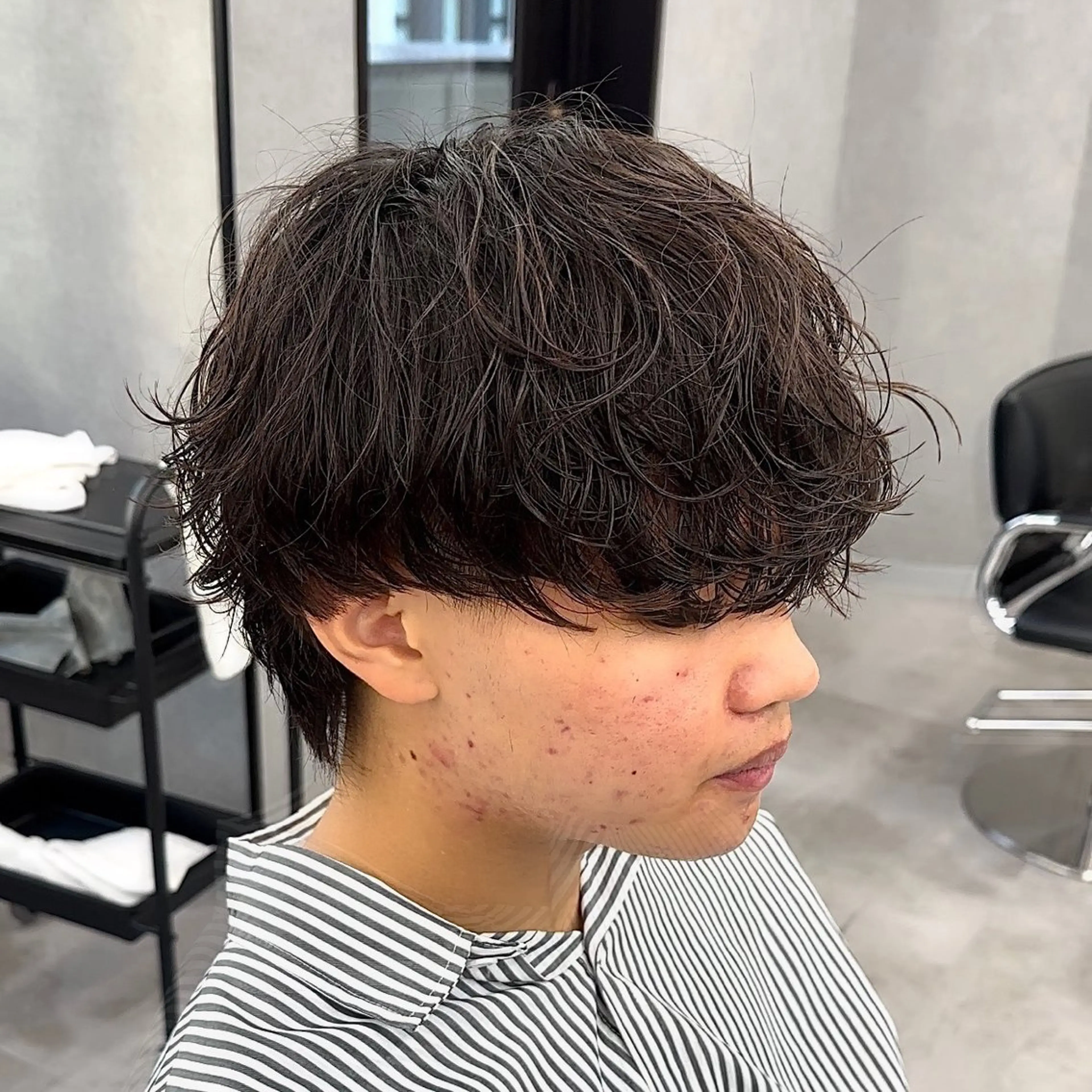 メンズ カット パーマ 🎖️似合わせメンズ パーマ🎖️カネキのヘアスタイル