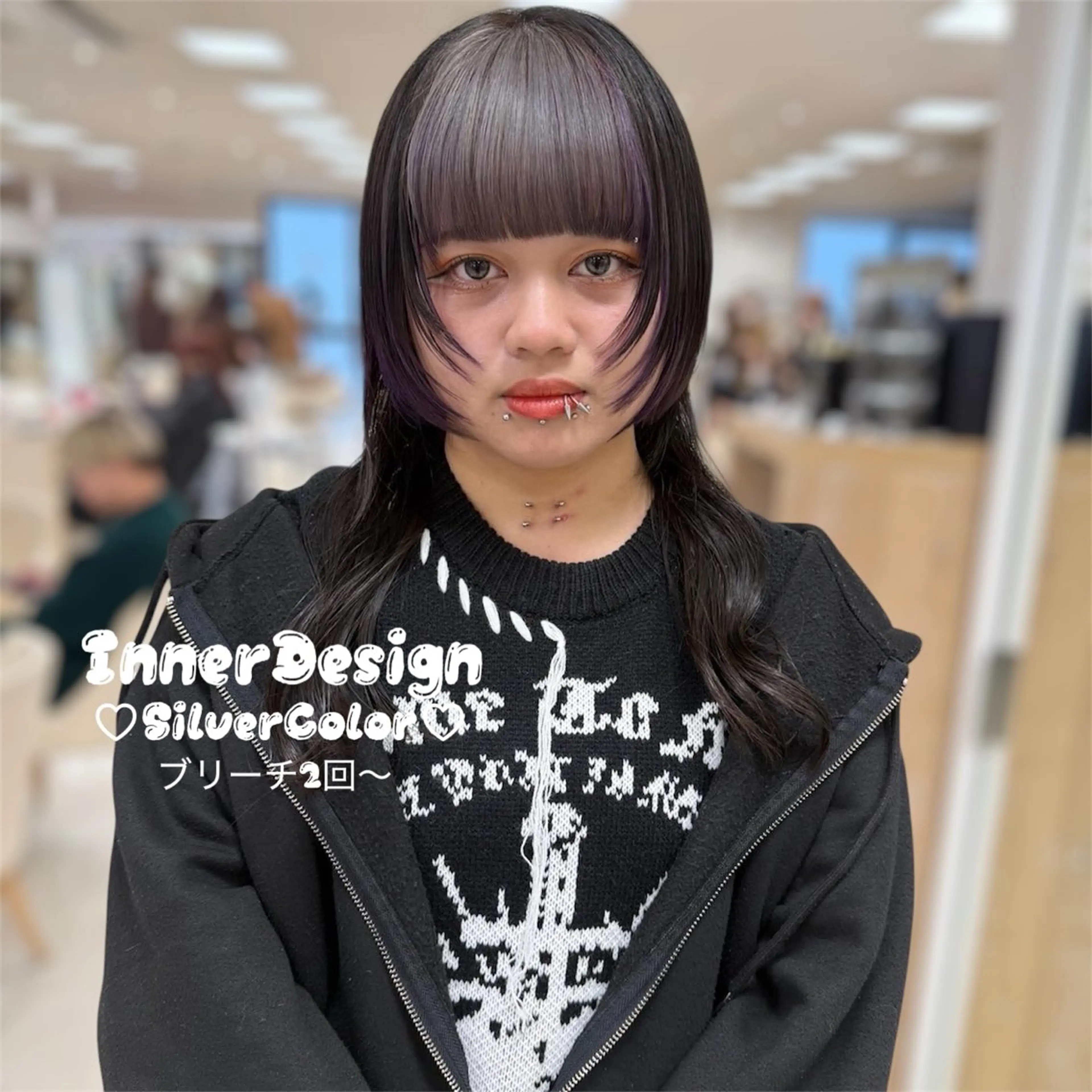 【🚀🌏ご新規様限定価格🚀🌏】美フォルムカット＋潤いカラー＋トリートメント!!🤍の写真