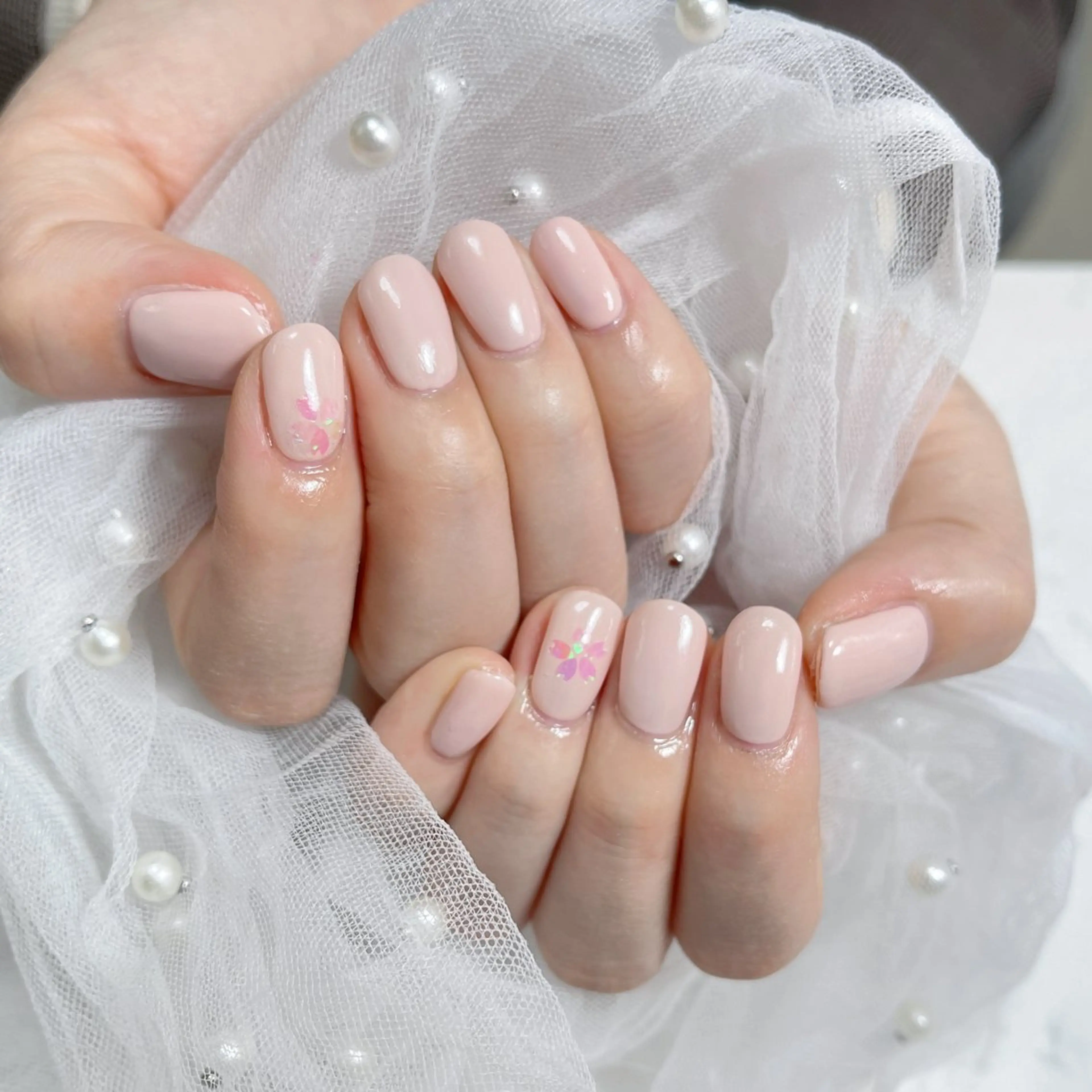 ネイル ハンドネイル 🎀ネイルサロン エクラYUI🎀のネイルデザイン