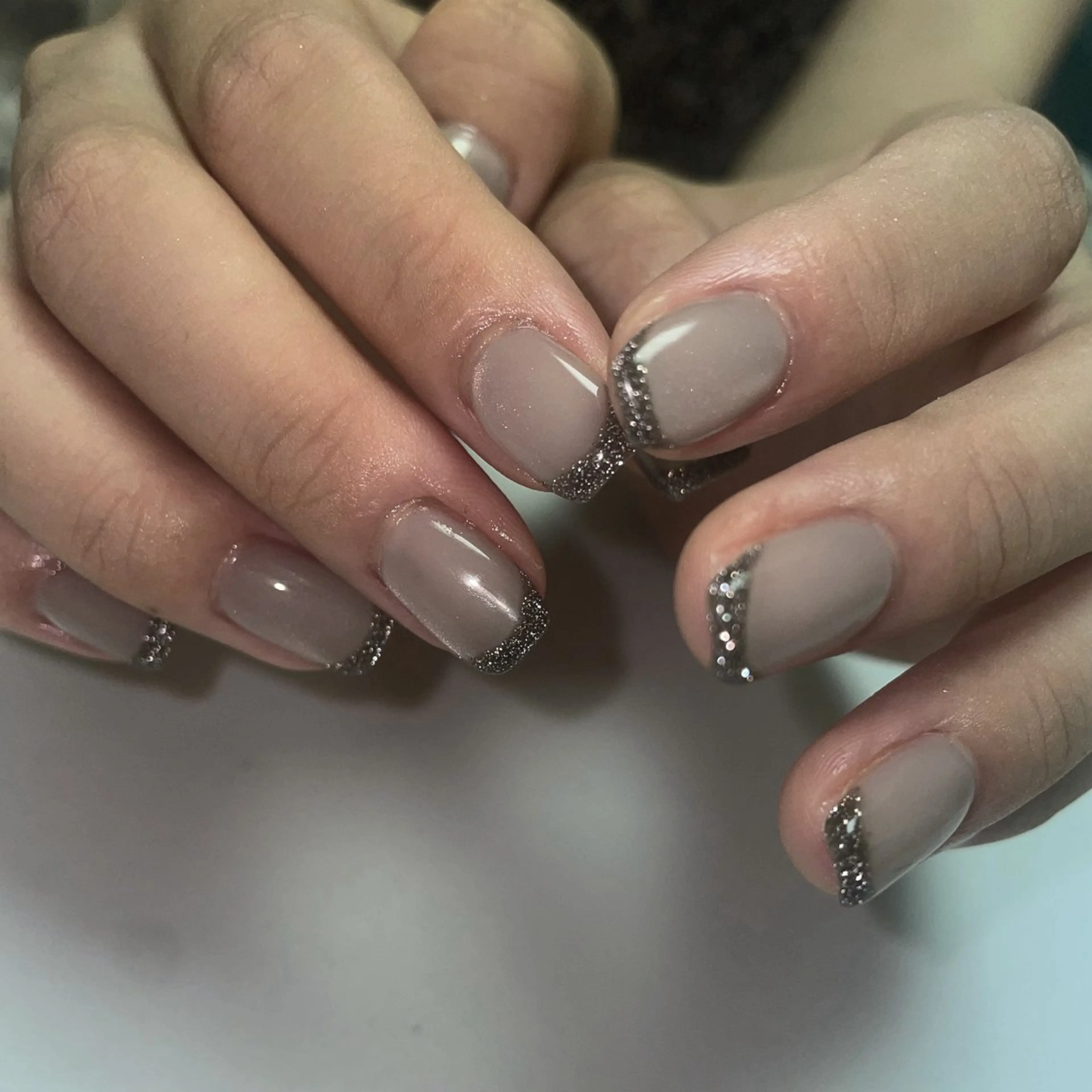 ネイル フラッシュネイル フレンチネイル マグネットネイル Canola namikaのネイルデザイン