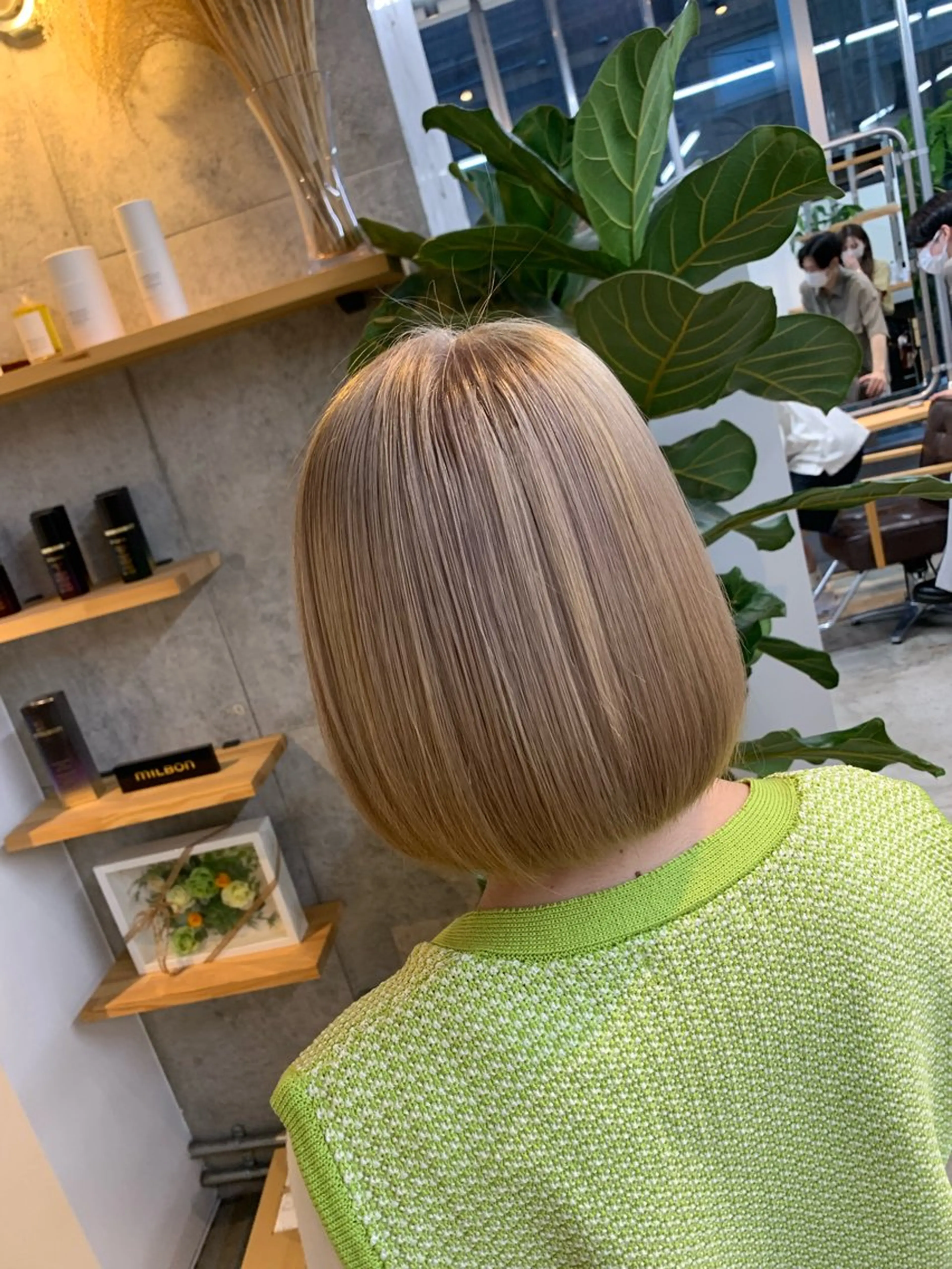 ショート カラー ヘアカラー トリートメント 天野 開のヘアスタイル