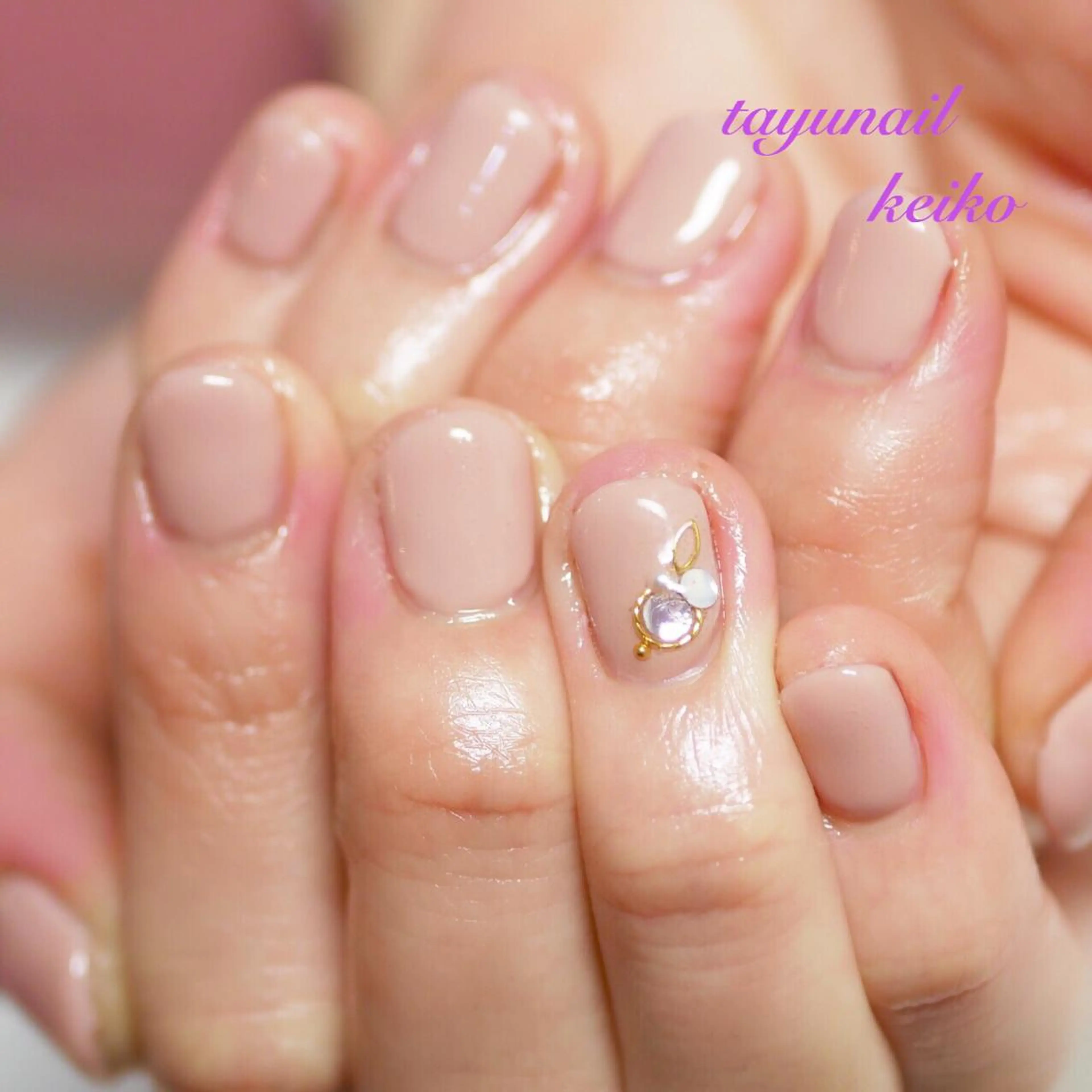 ネイル ハンドネイル ネイルサロン・ネイルスクール　たゆnail所属・ネイルサロン 【たゆnail】のネイルデザイン