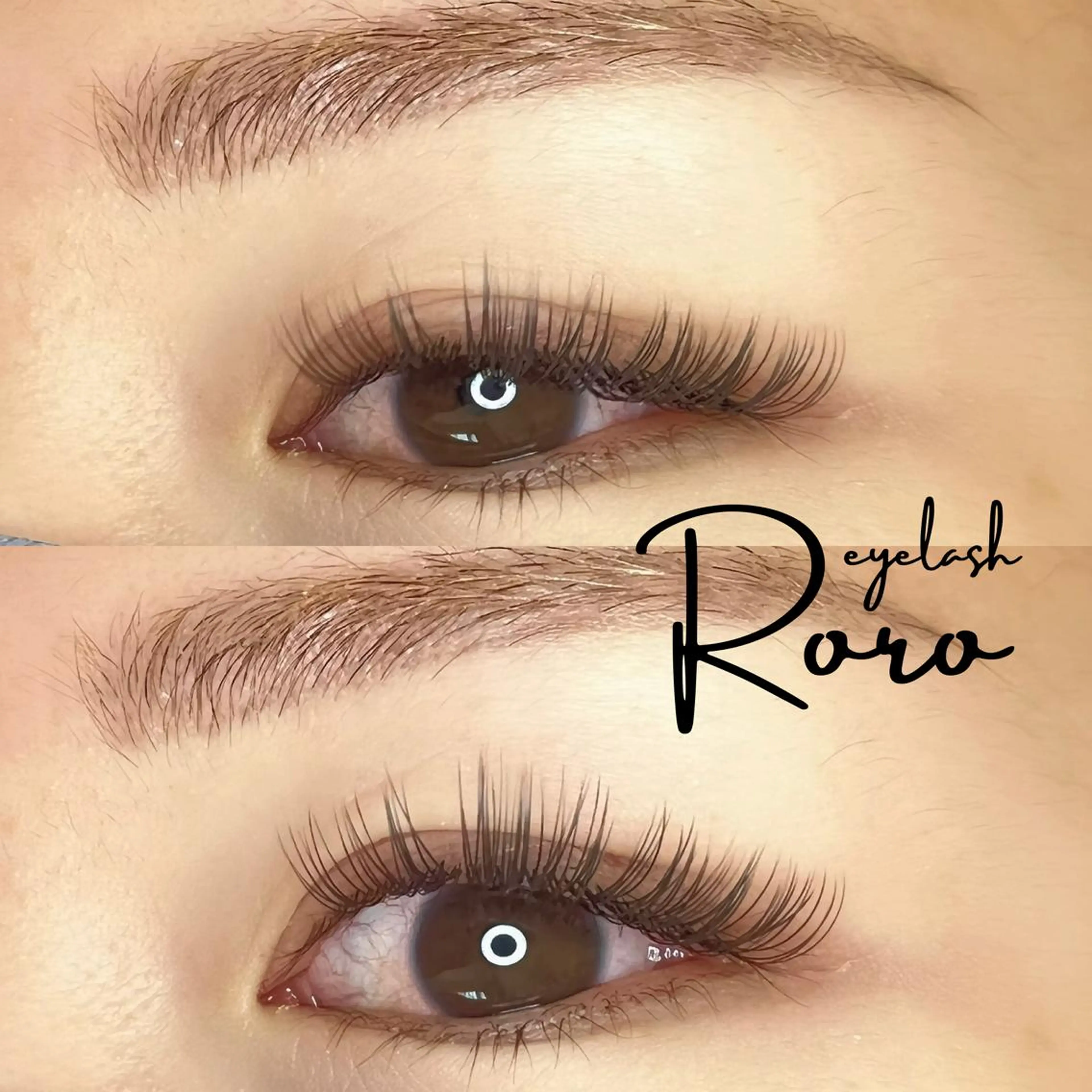 マツエク・マツパ 付け放題 フラットラッシュ マツエク eyelash RORO.のマツエク・マツパデザイン