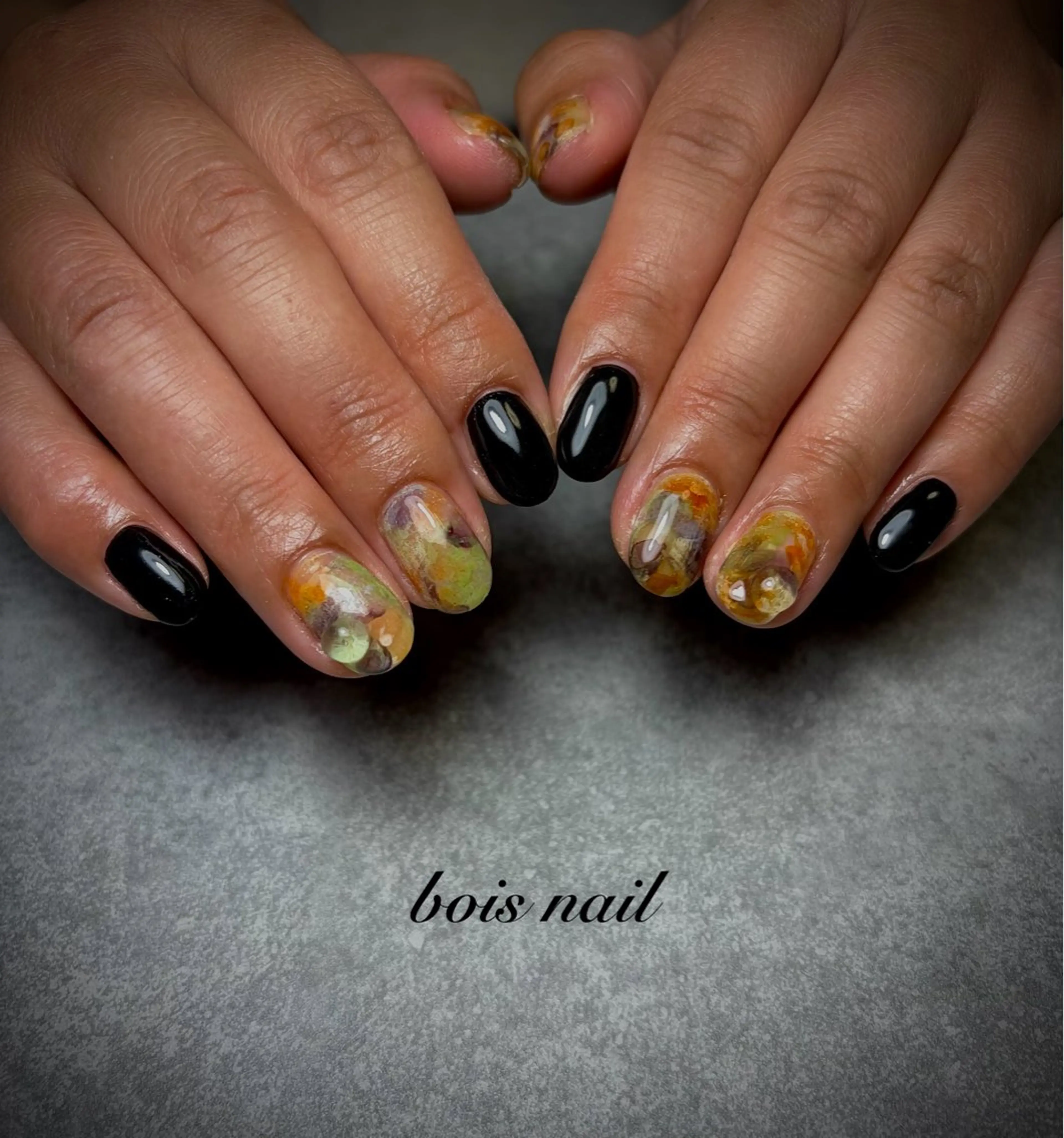 ネイル ハンドネイル bois nail ボワネイル北巽のネイルデザイン