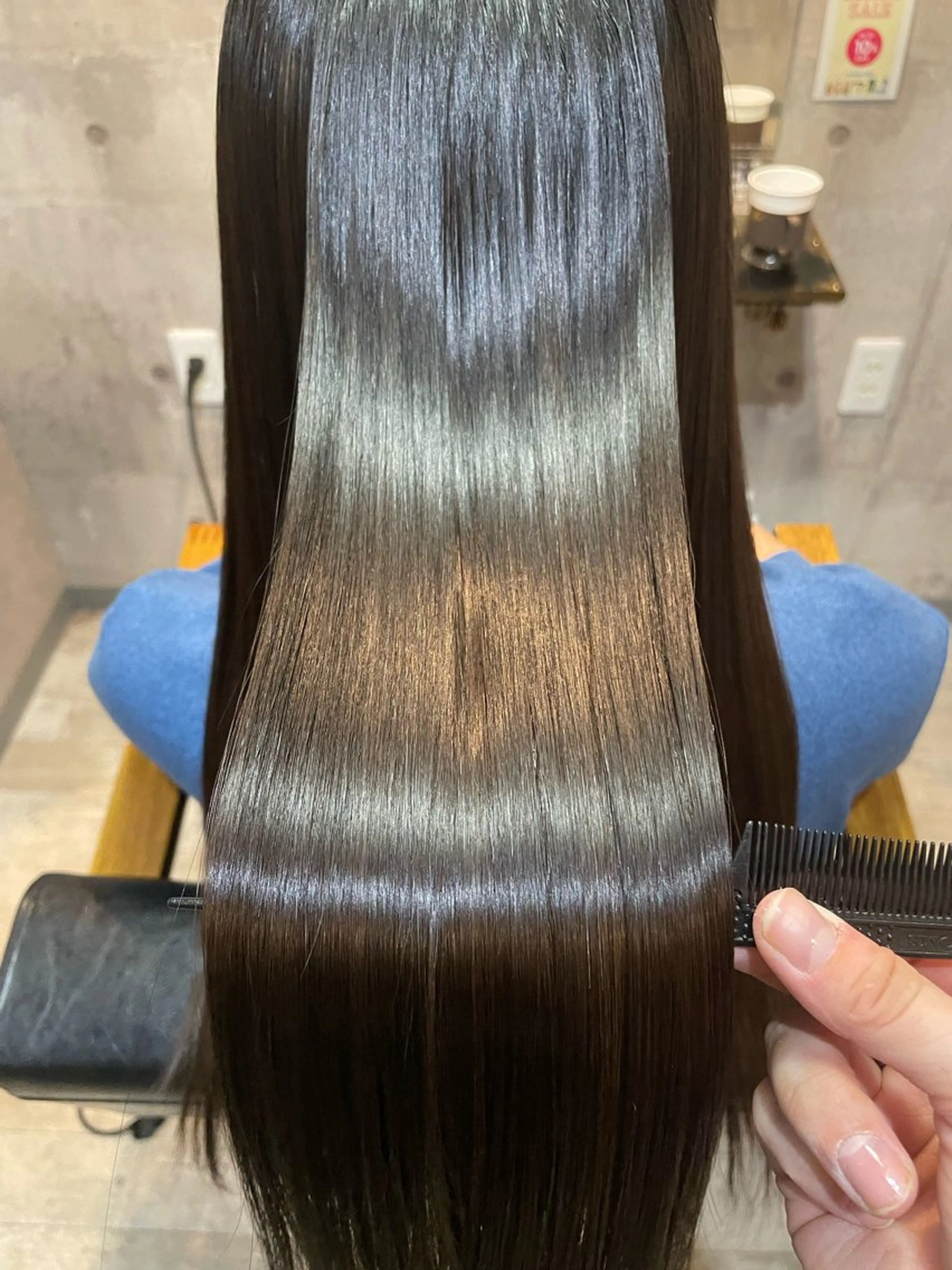 ⚫️縮毛矯正➕トリートメントの写真