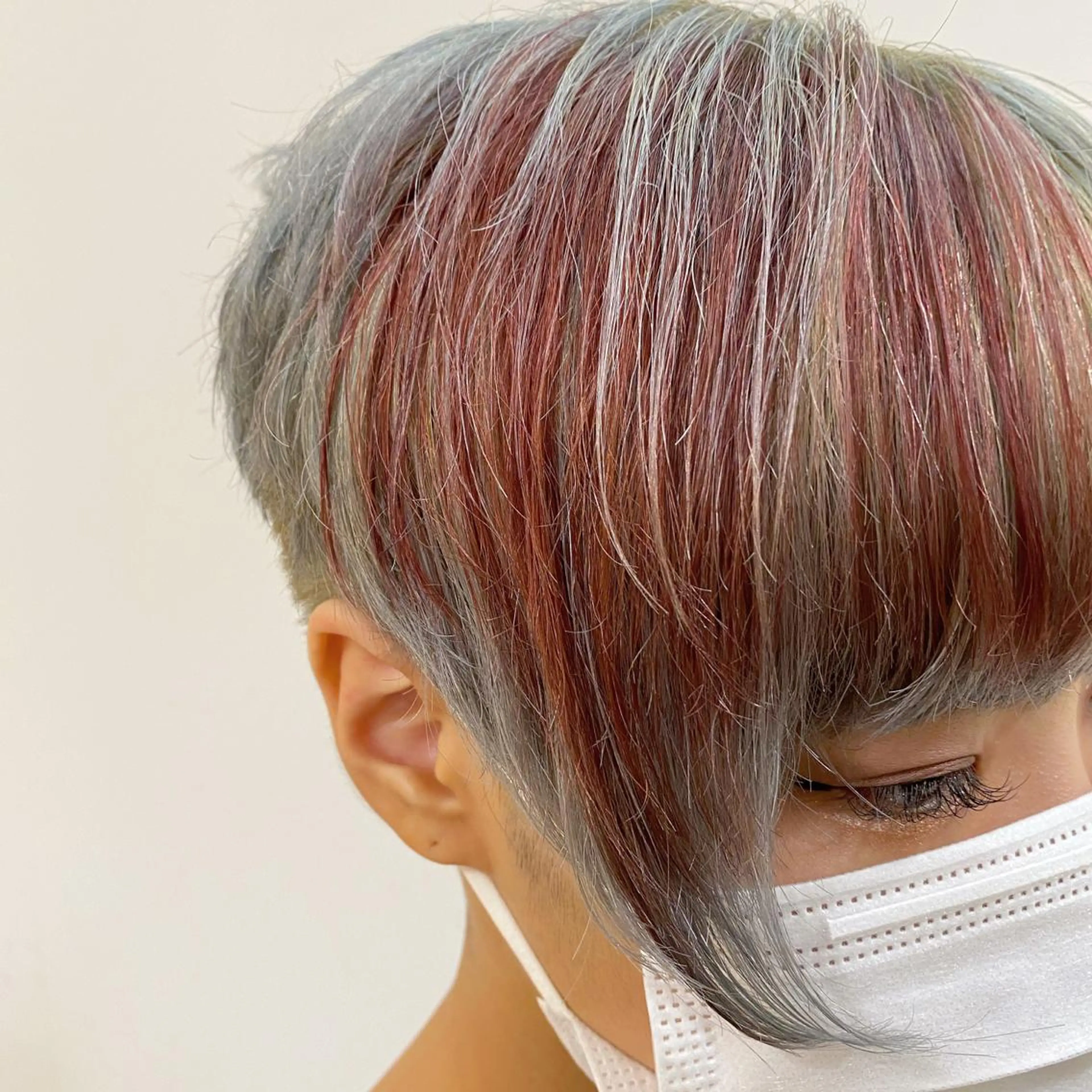 ショート カラー ✂韓国レイヤー 🦋みやび🪽のヘアスタイル