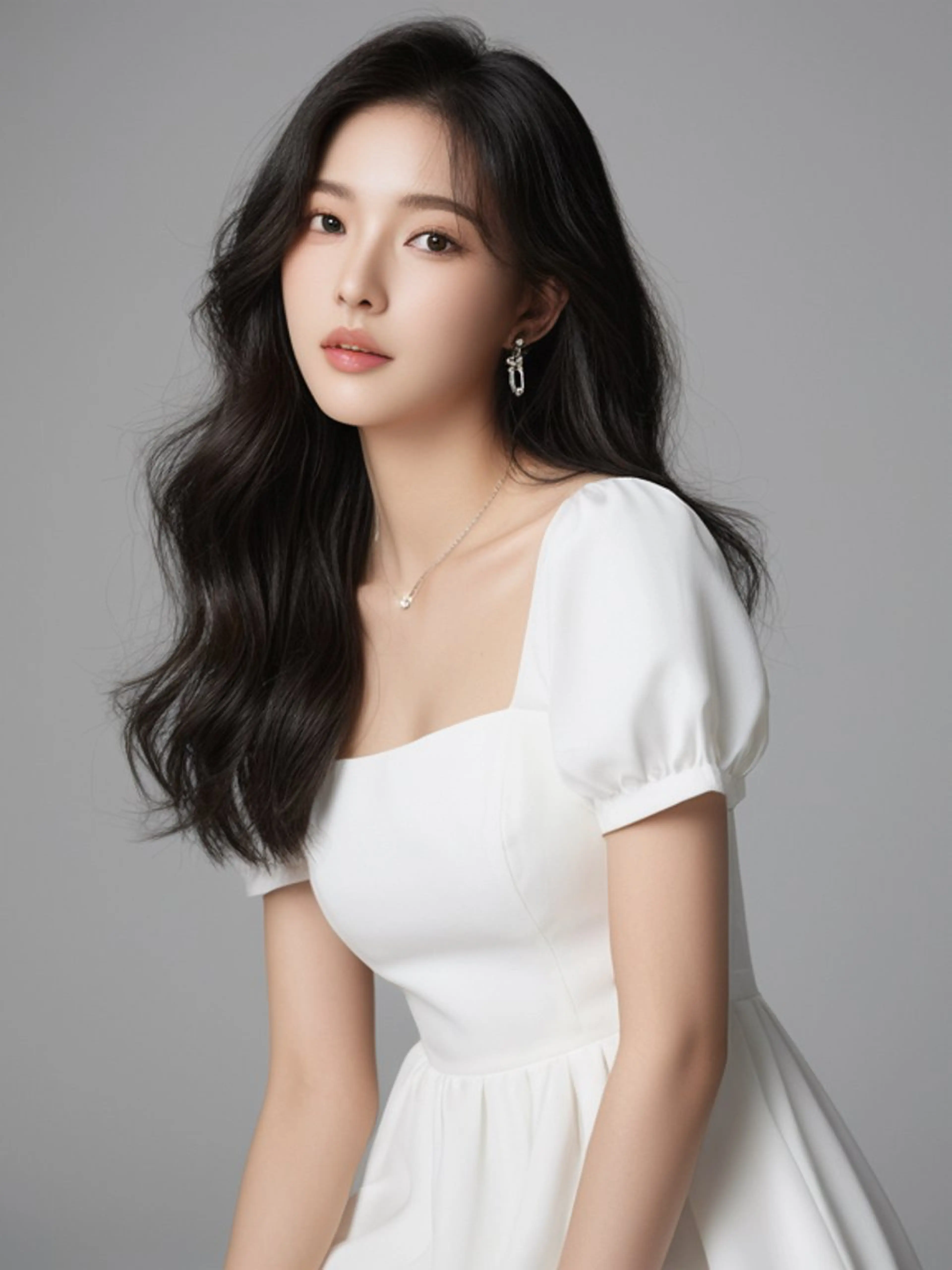 ロング くびれヘア 韓国風ヘア レイヤーカット カット ヘアカラー トリートメント 新宿/韓国メンズ RIKUパーマのヘアスタイル