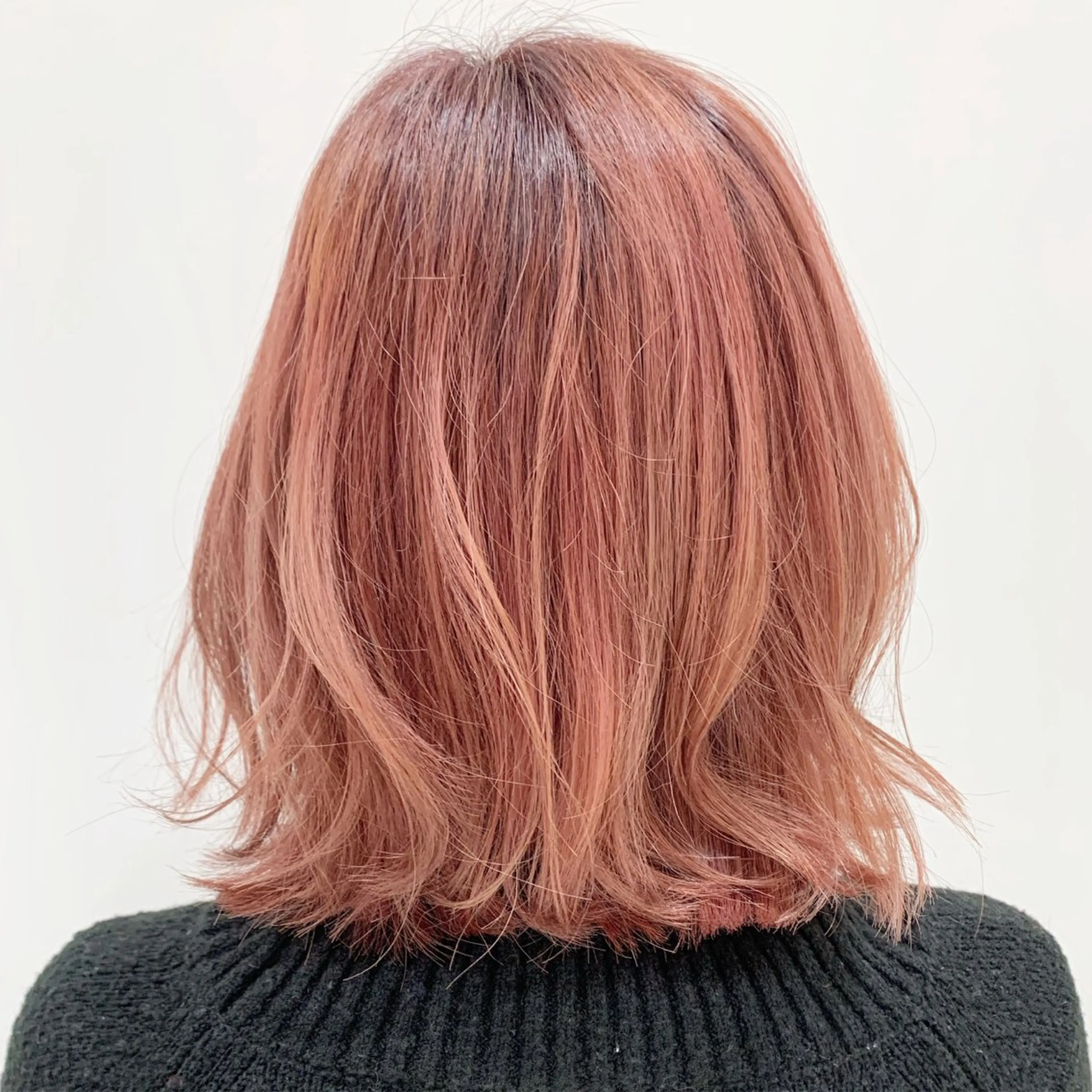 ミディアム カラー ベージュカラー ピンクカラー ピンクベージュ 杉原 悠司のヘアスタイル