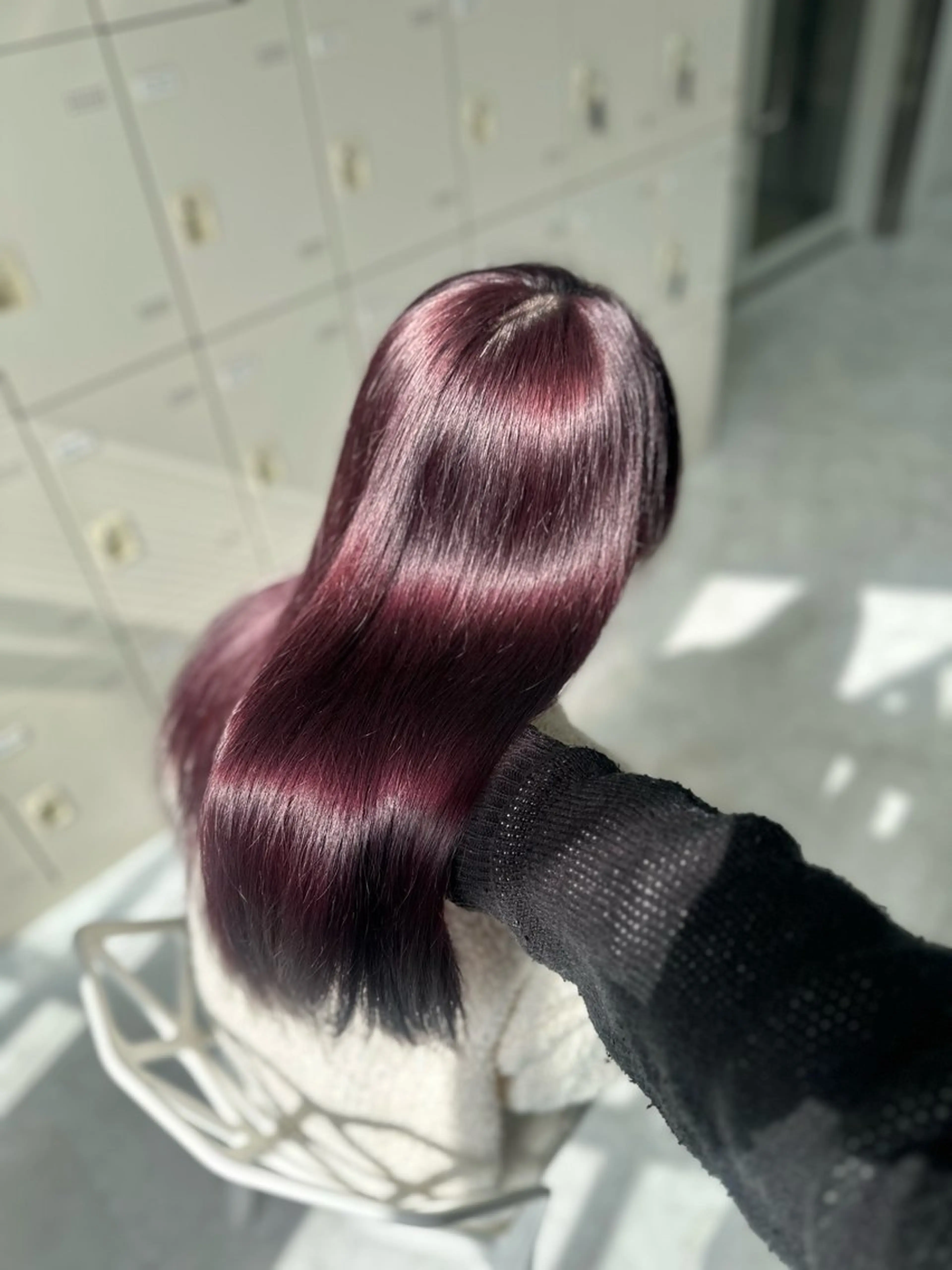 ロング カラー ケアカラー ヘアカラー トリートメント ヘッドスパ ヘアセット ガーリーstyle ❤︎misaki🏹のヘアスタイル