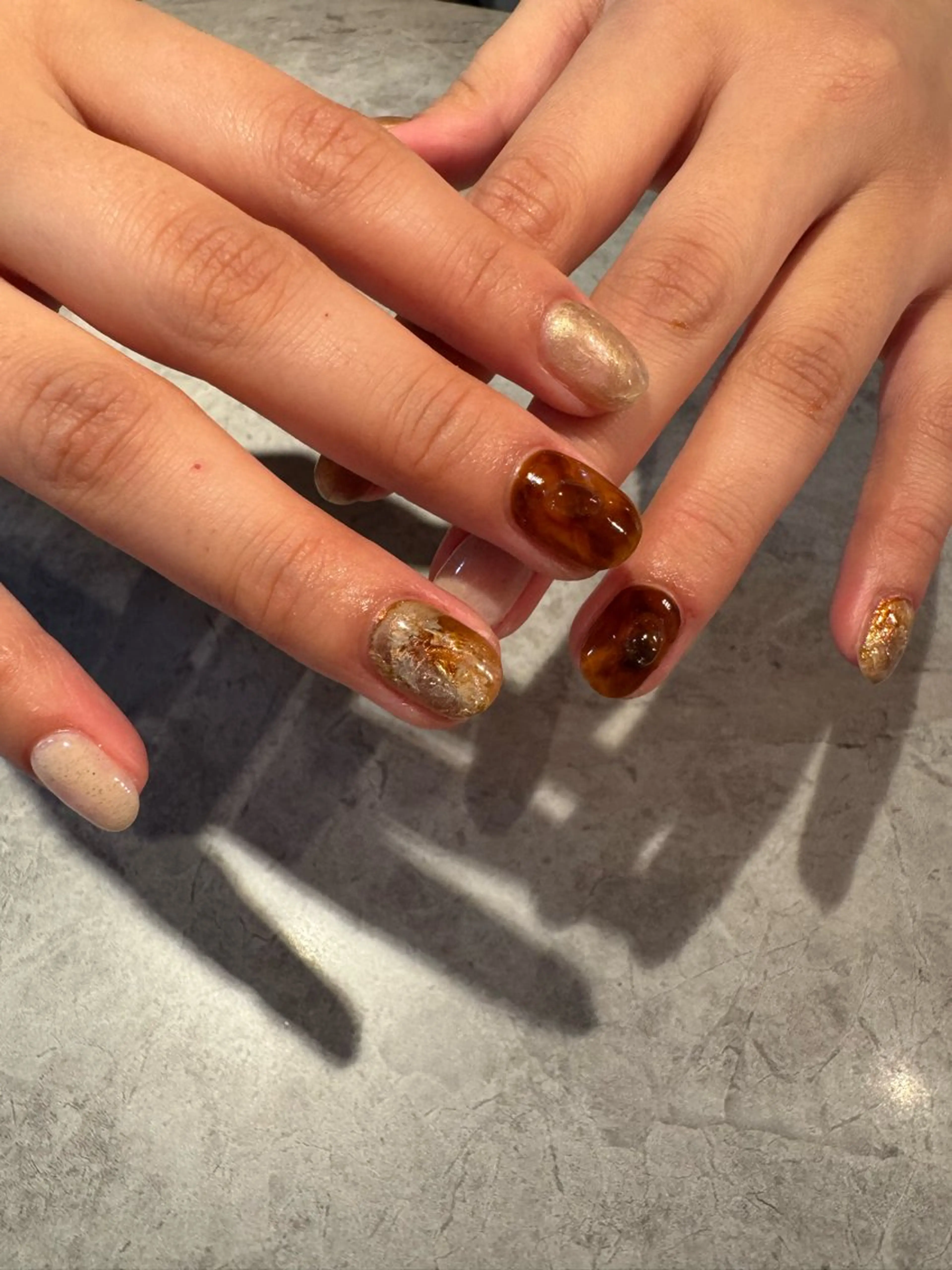 ネイル 持ち込み ハンドネイル ネイリスト RIKAのネイルデザイン