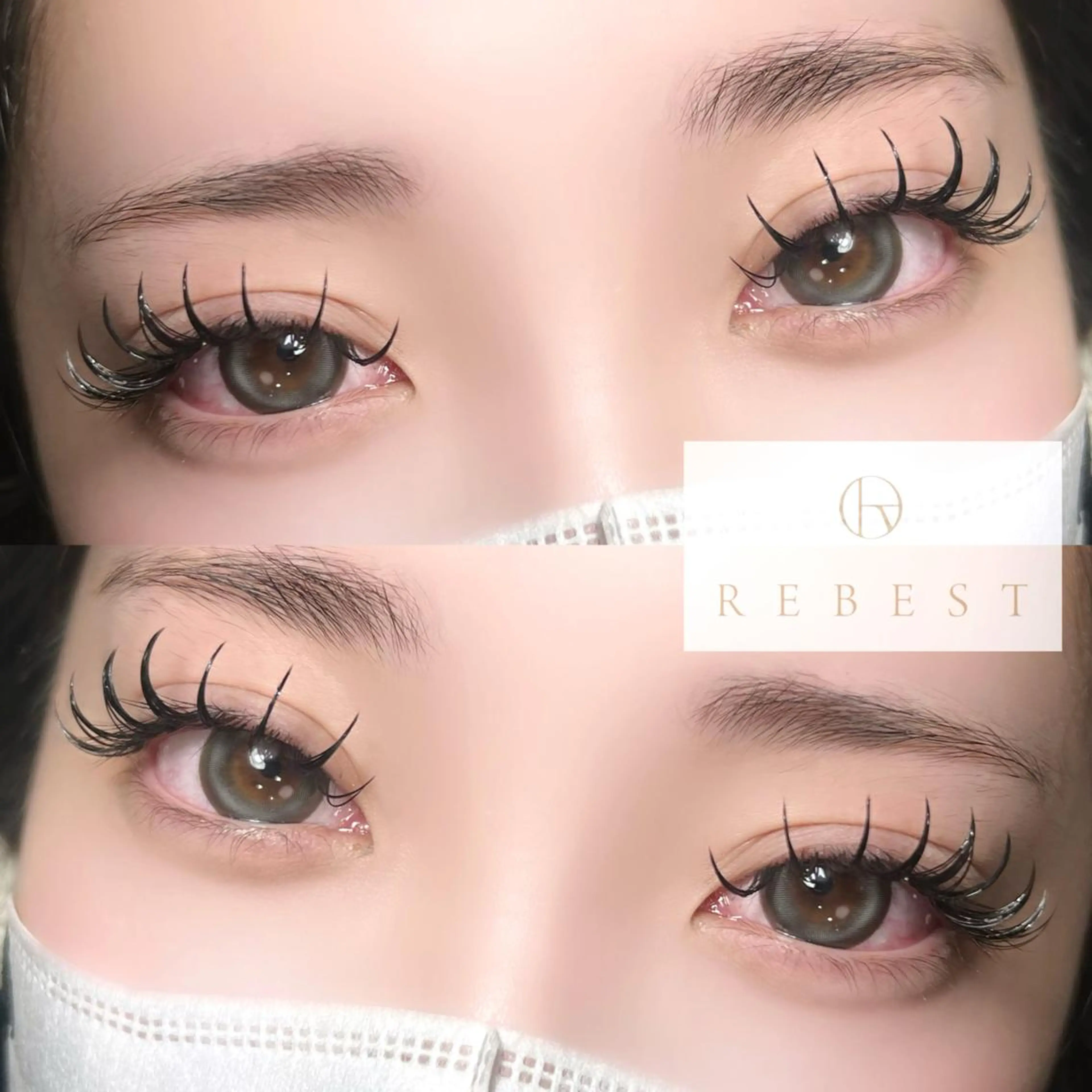 マツエク・マツパ yuuka REBEST心斎橋のマツエク・マツパデザイン