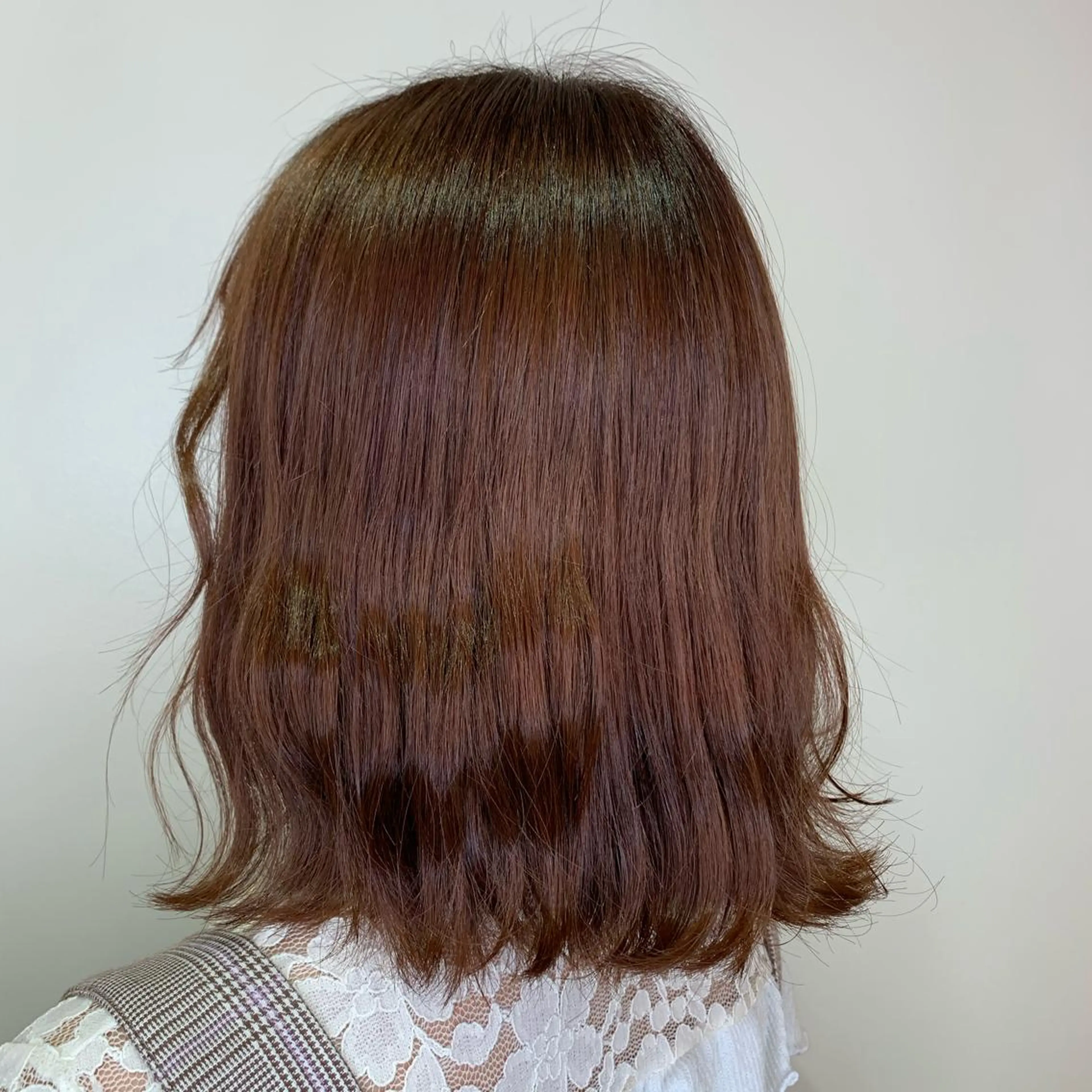 ミディアム カラー 透明感カラー/ 岡田澪香のヘアスタイル