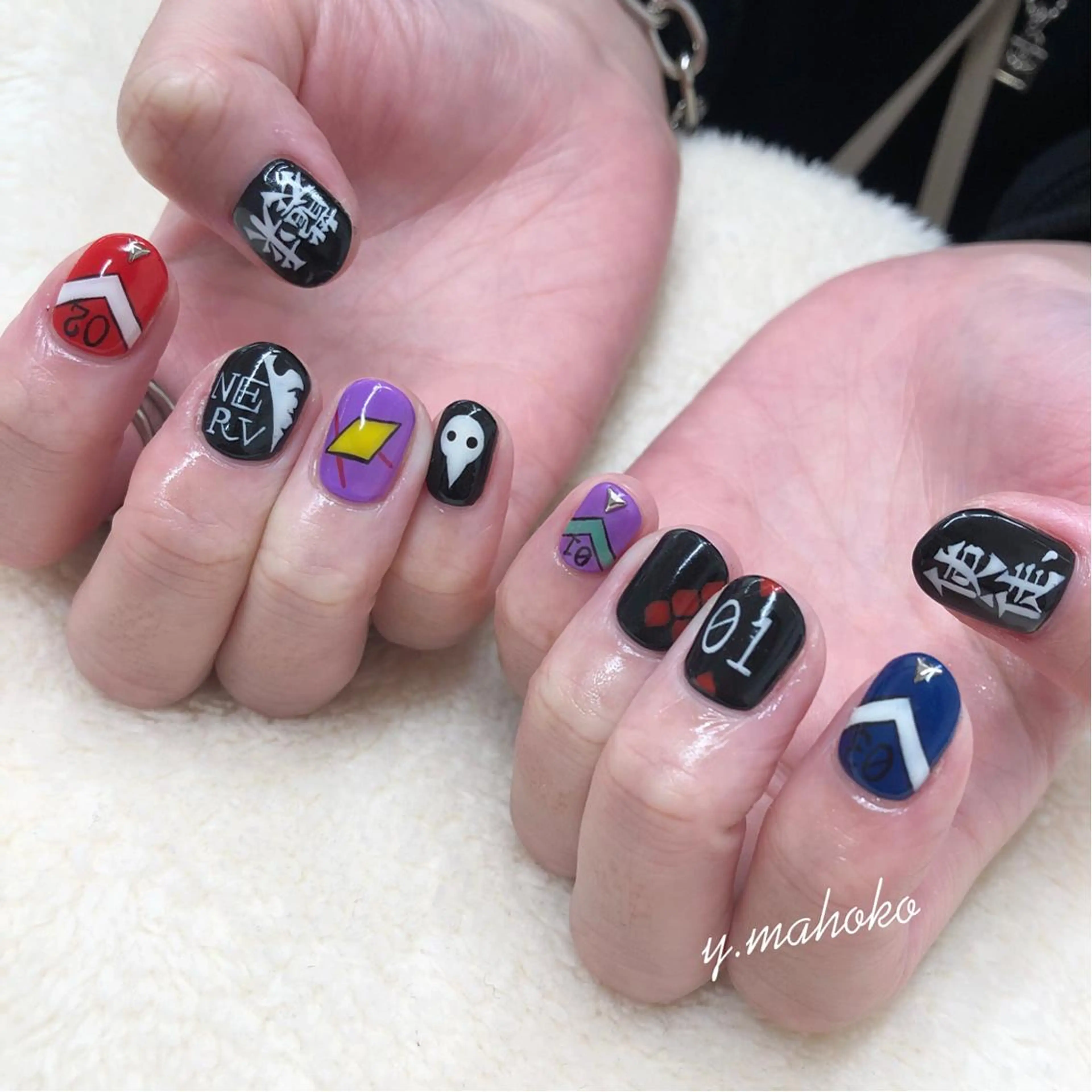 ネイル アートネイル ハンドネイル She nail studio 原宿所属・パラジェル有/ スカルプ/mahoのネイルデザイン