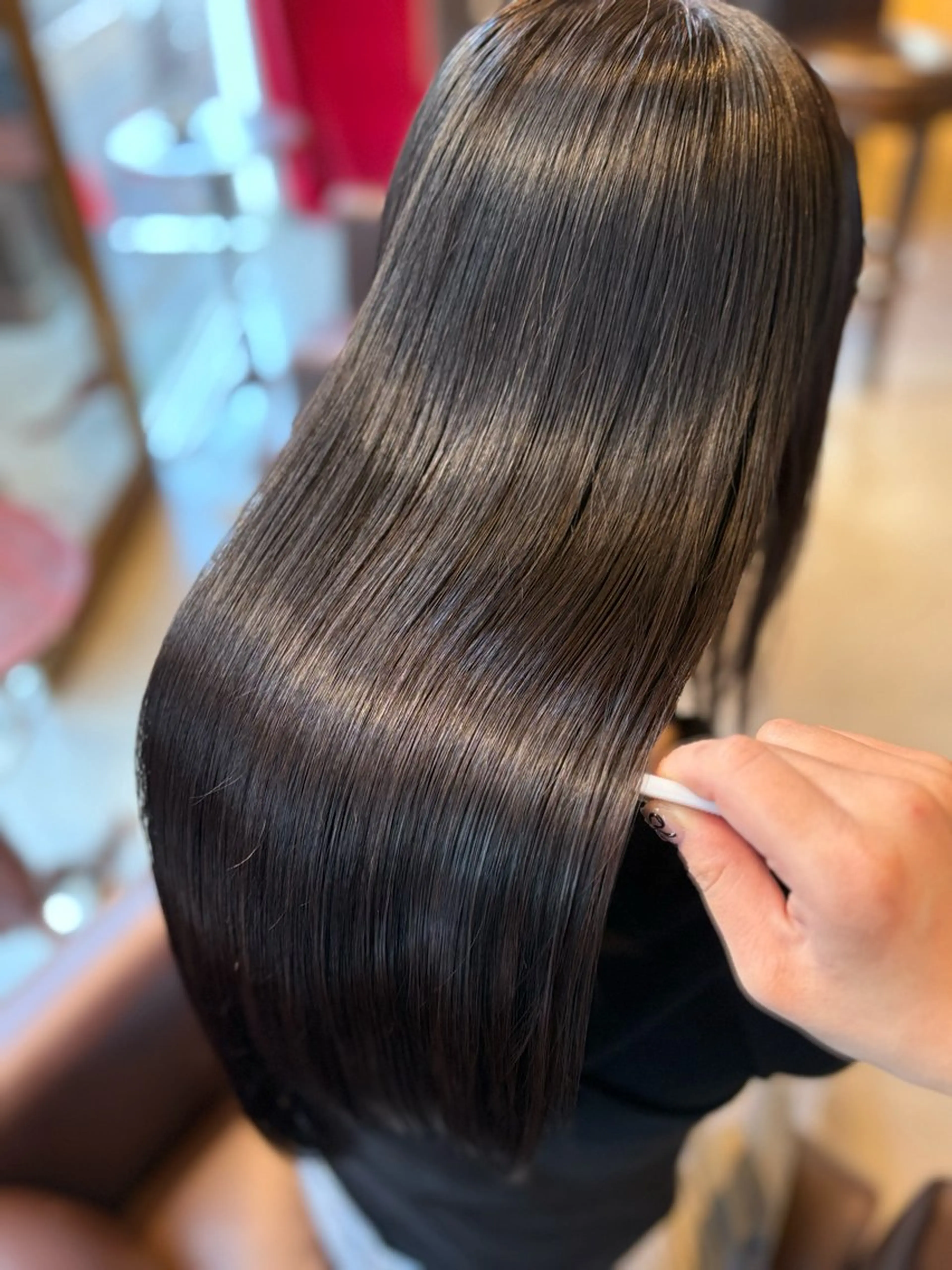 ロング トリートメント 髪質改善🫧🦋 艶カラー🫧　さくらのヘアスタイル